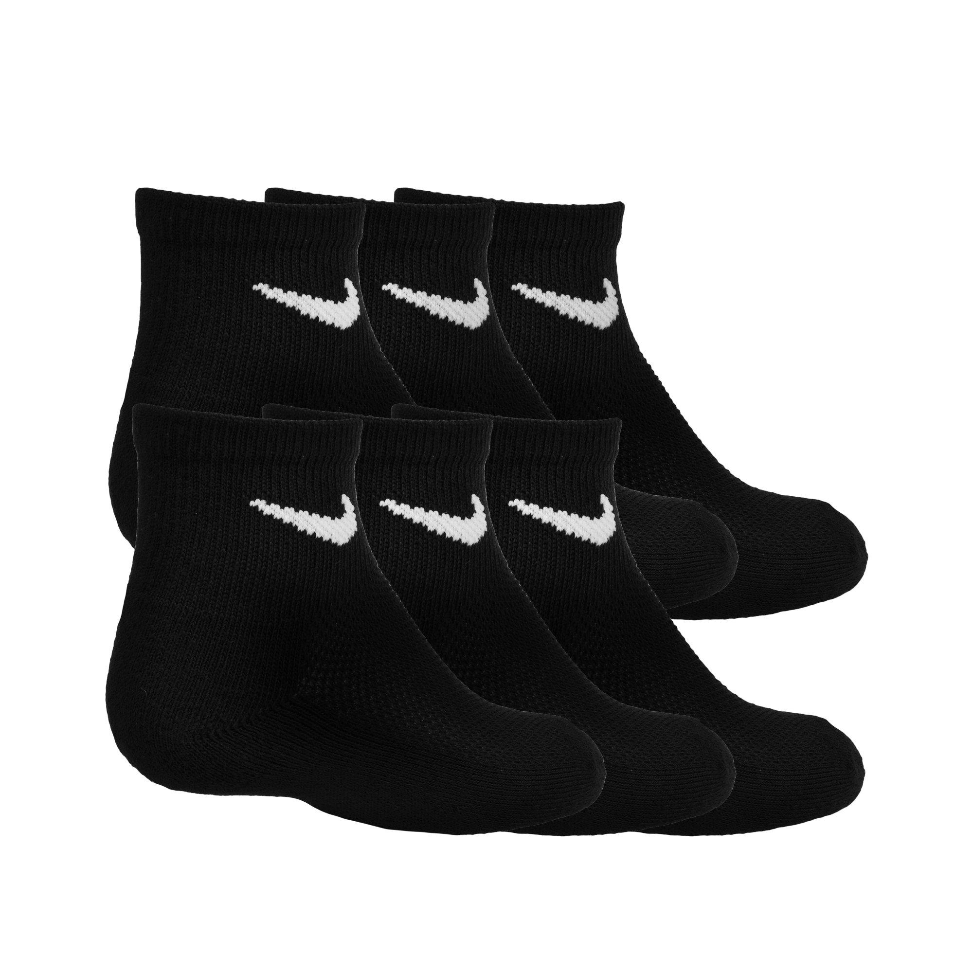 Nike Cushioned Youth Ankle Socks 6 pk