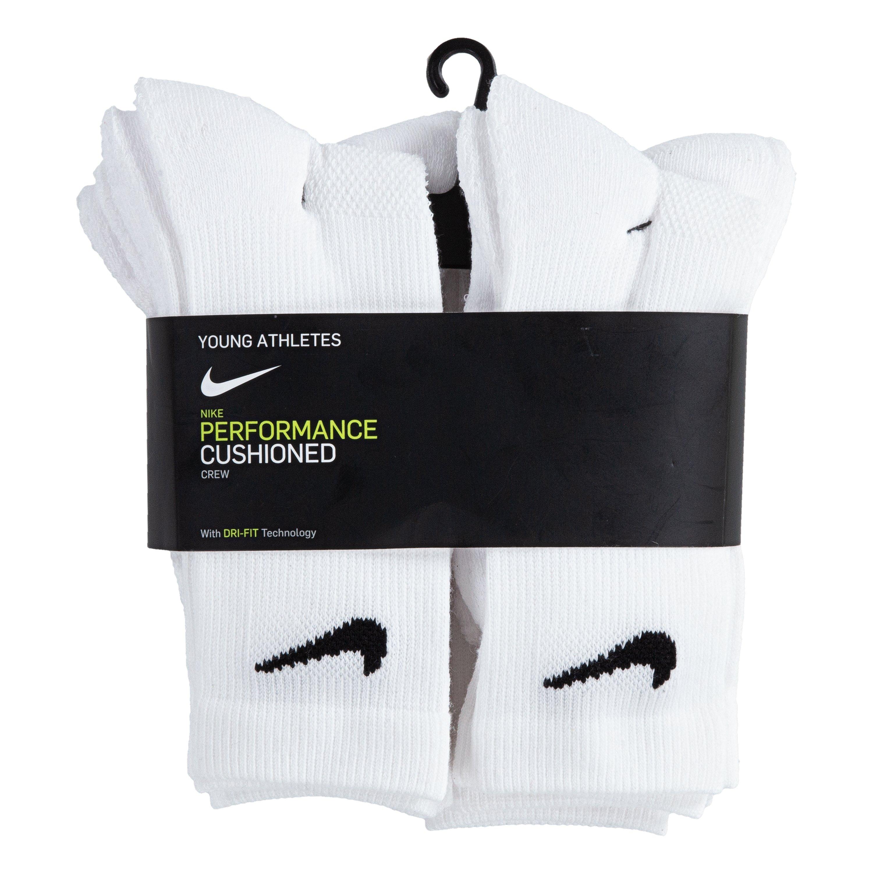 Nike Youth Crew Socks 6pk