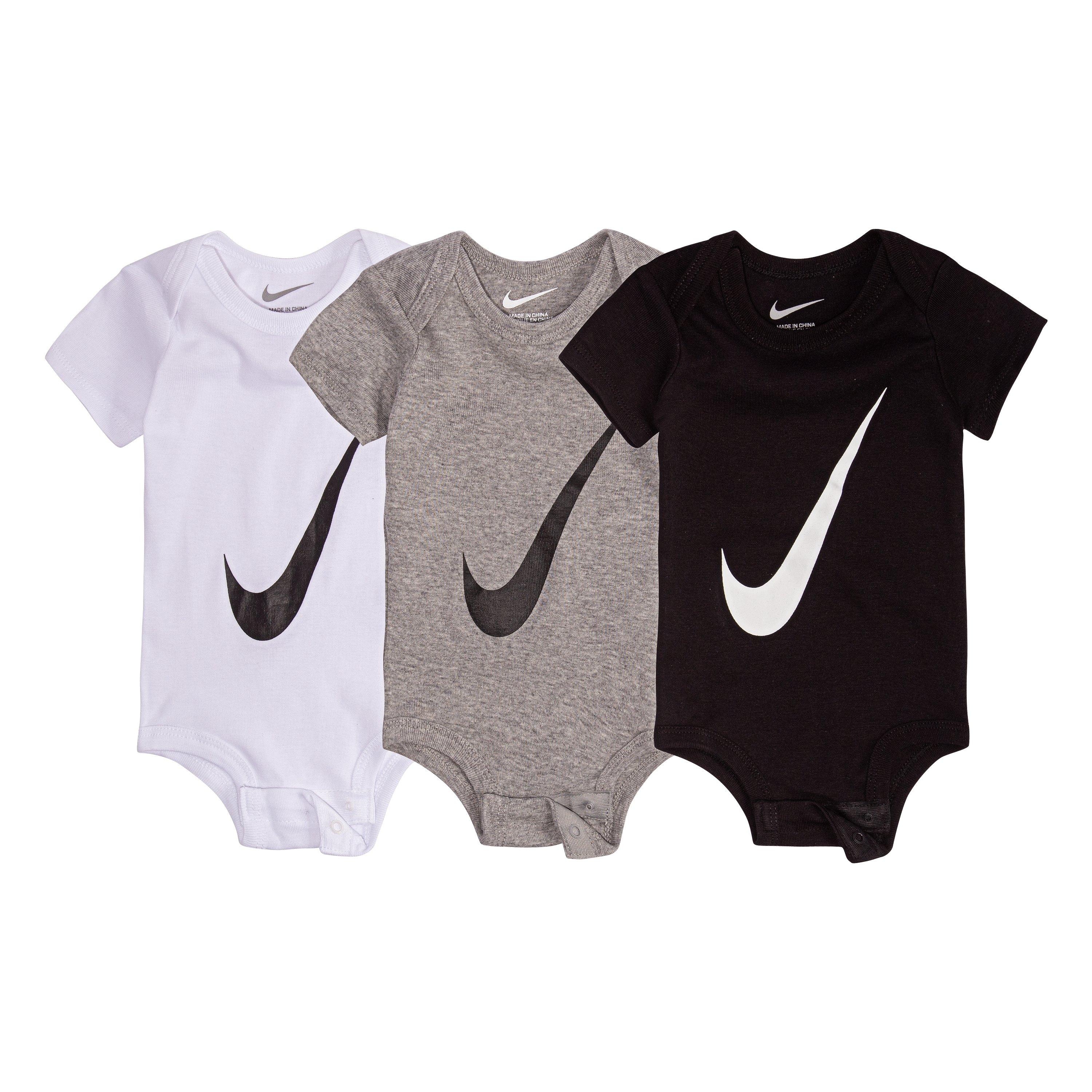 Nike Infant Onesie 3 Pack Set-White 