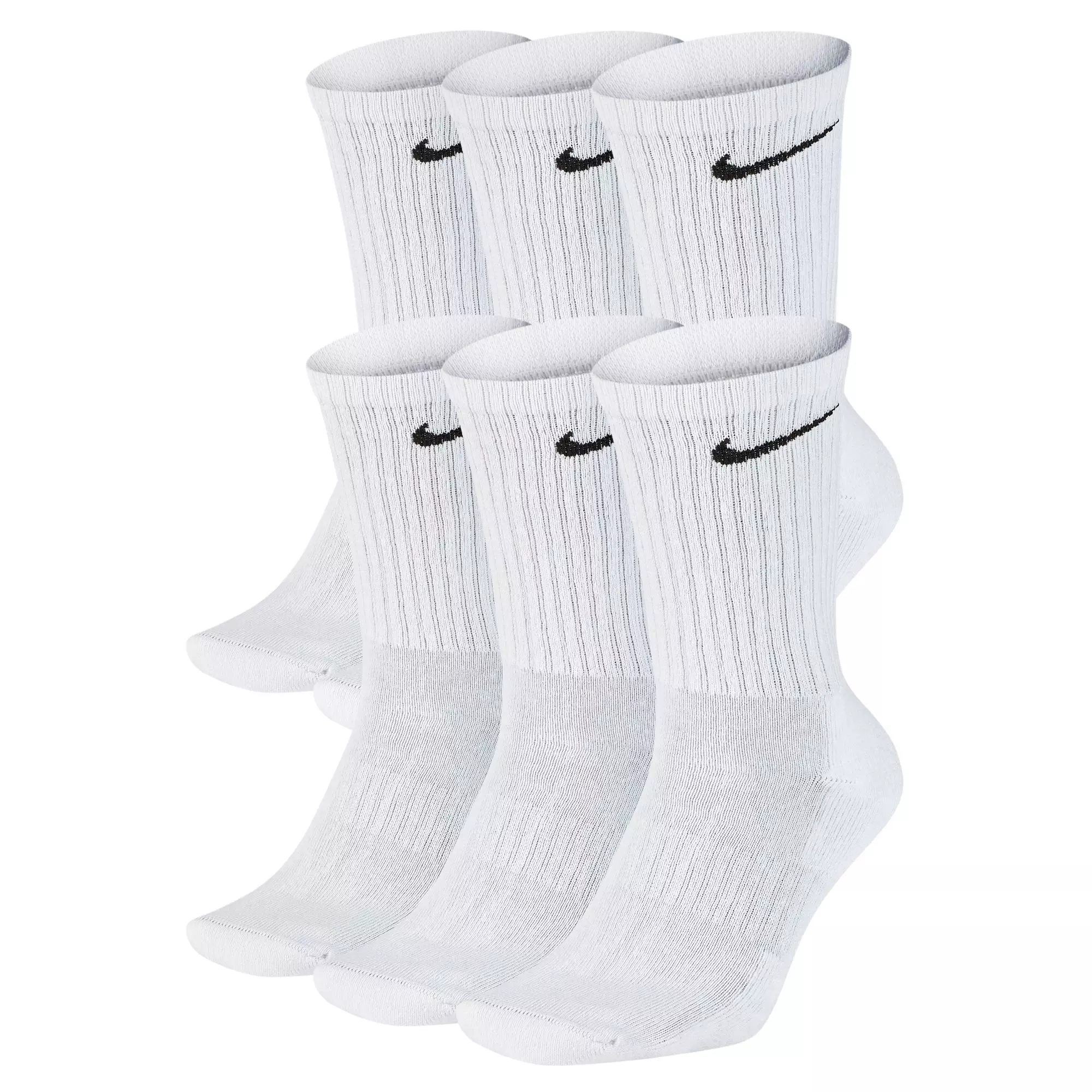 Nike Kids' Performance Cushioned Crew Training Socks (6 Pair