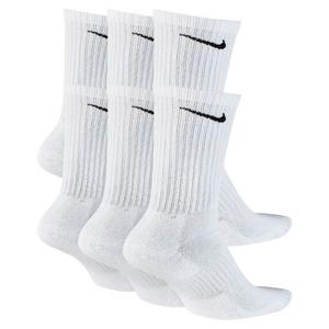 Nike Everyday Cushioned Training Crew Socks (6 Pairs)-White