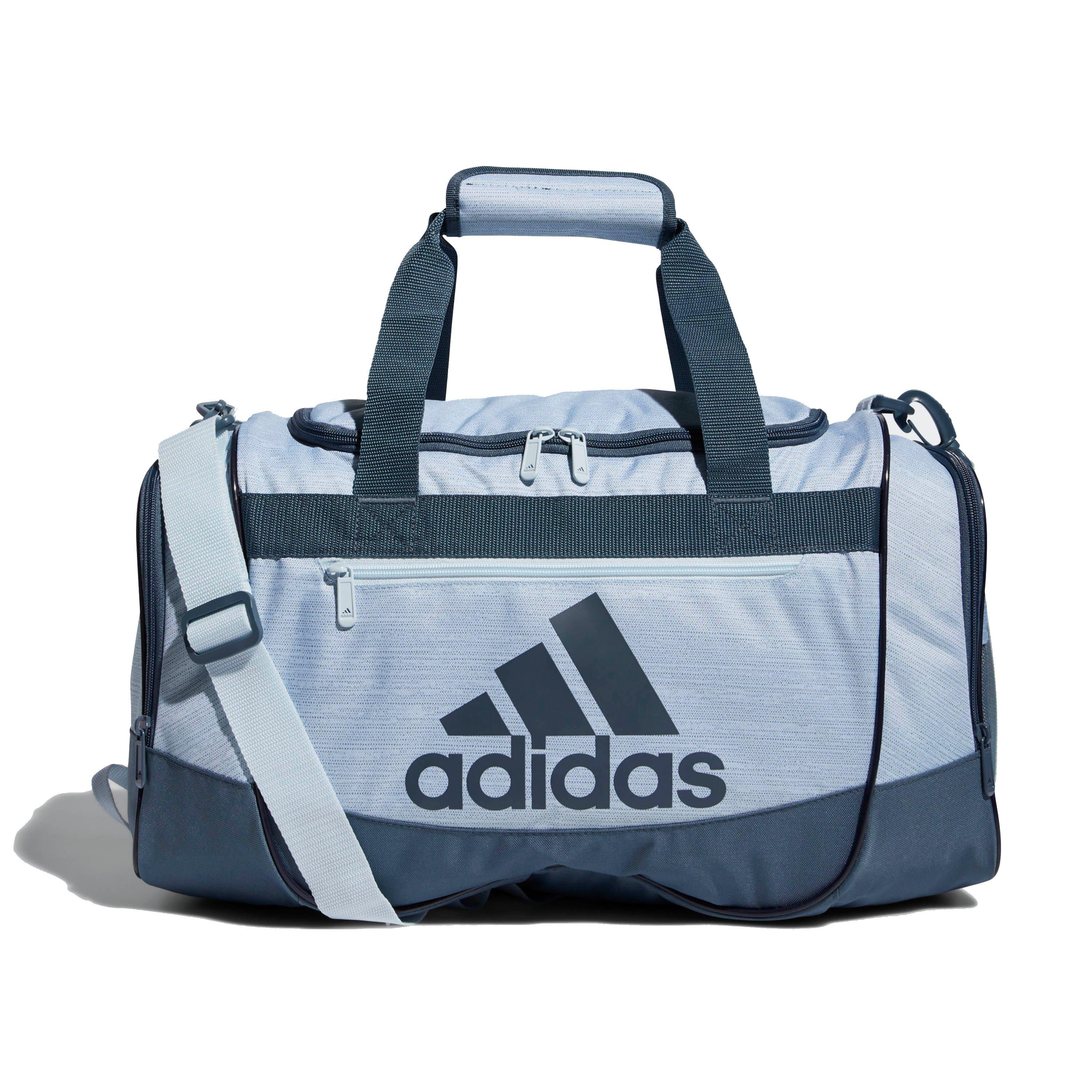 adidas Defender III Small Duffel Bag-Blue adidas Defender III Small Duffel Bag-Blue