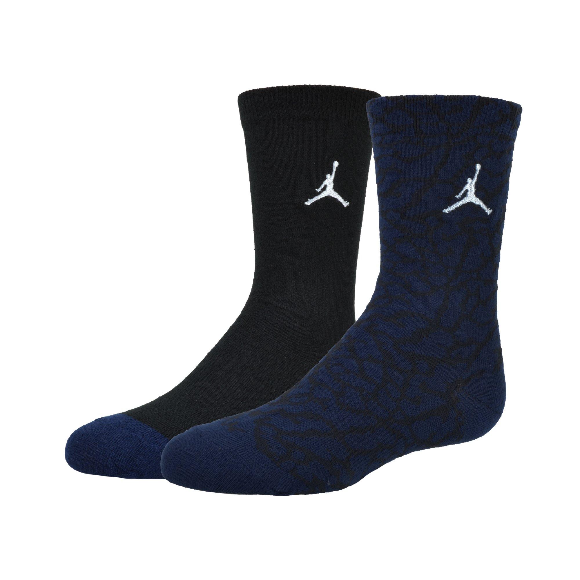navy blue jordan socks