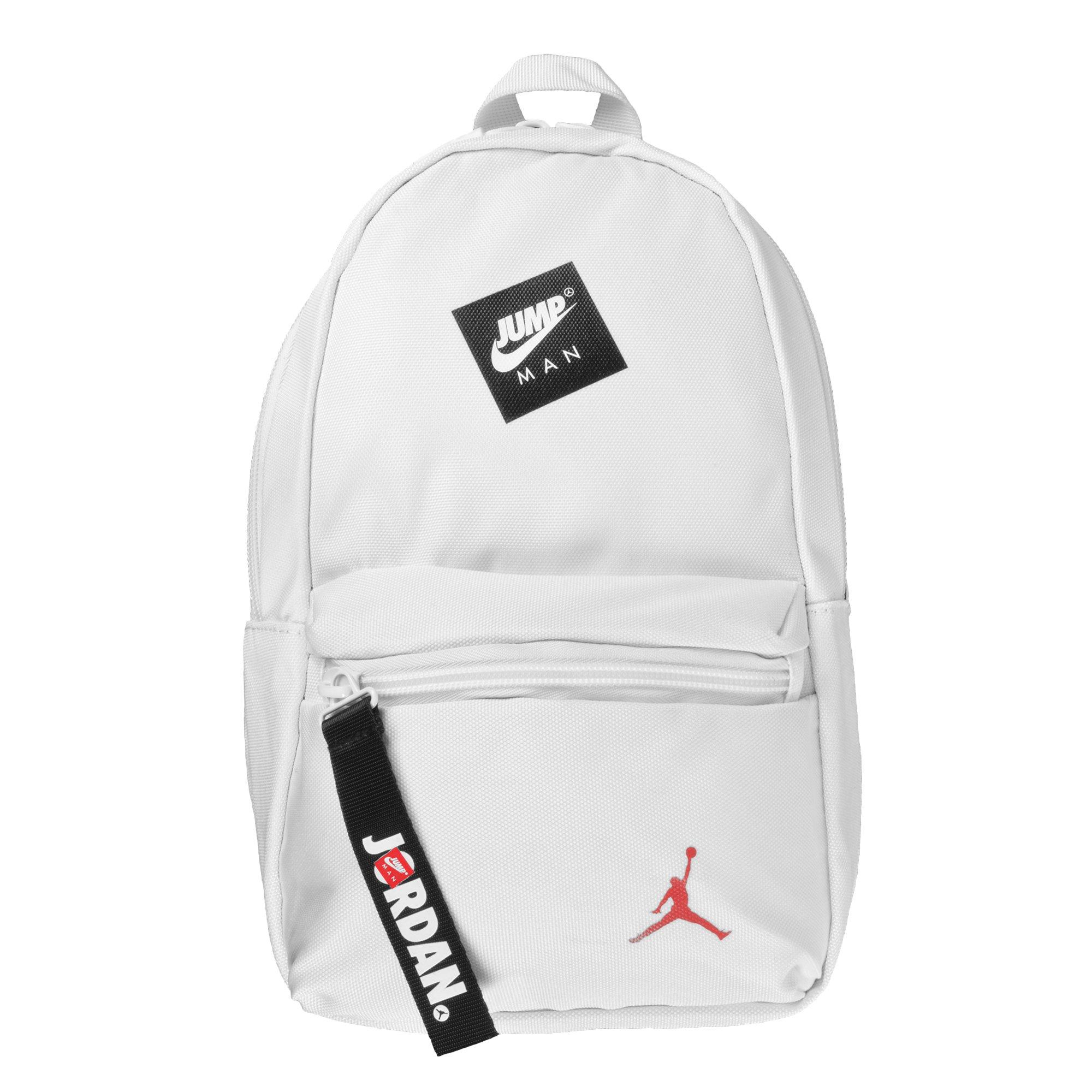 white jordan backpack