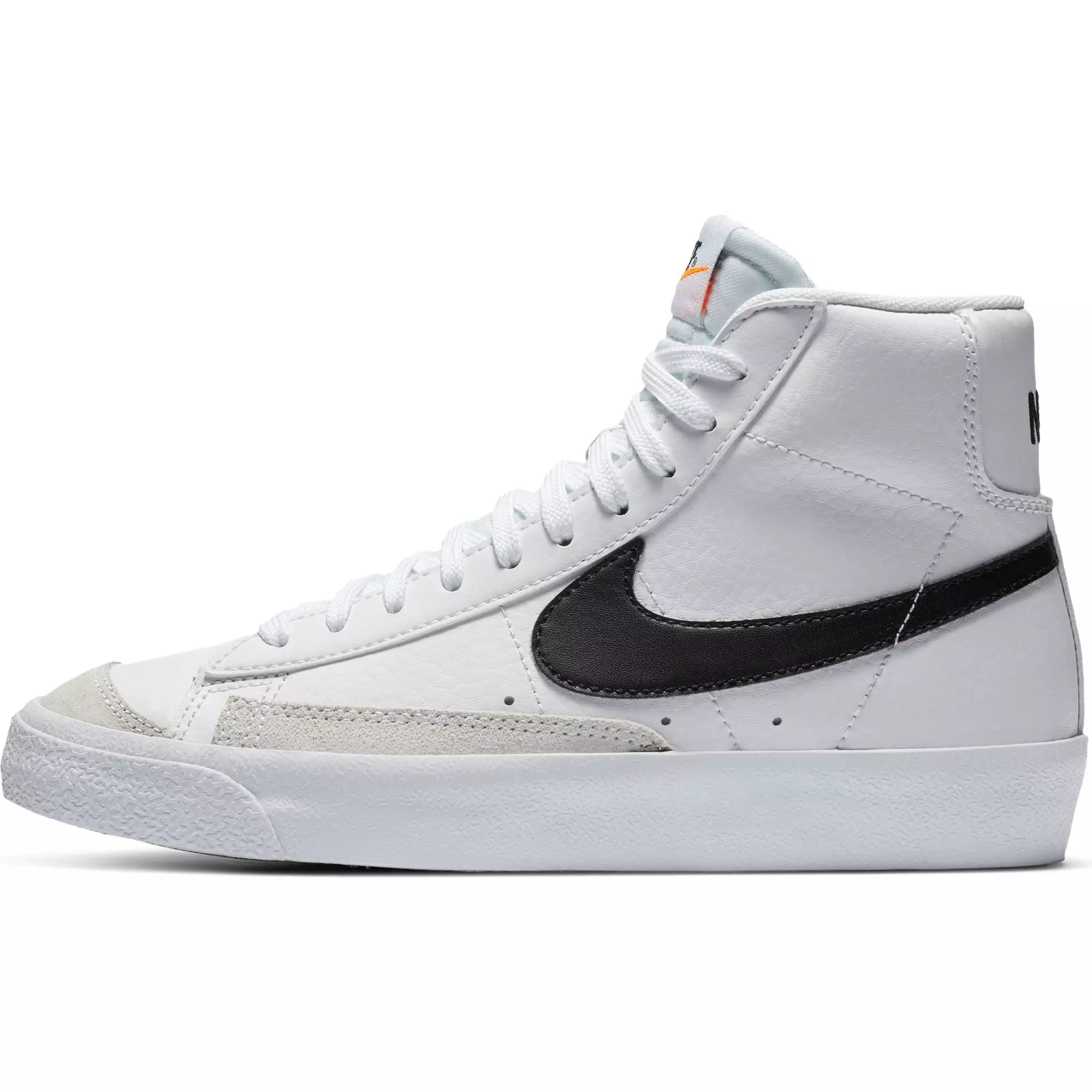 Nike Blazer Mid '77 "White/Black" Grade School Kids' Shoe - WHITE/BLACK