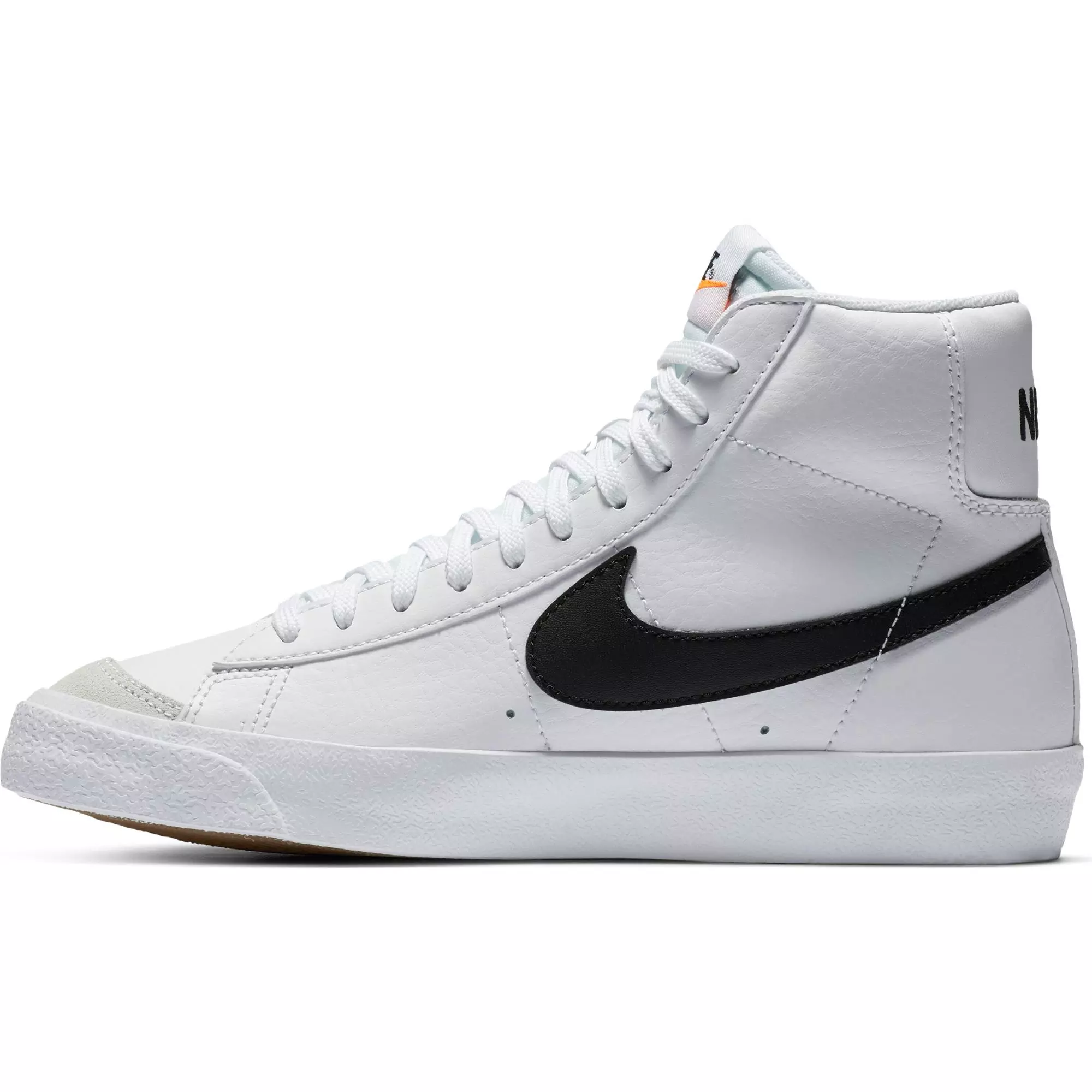 Nike Blazer Mid '77 "White/Black" Grade School Kids' Shoe - WHITE/BLACK
