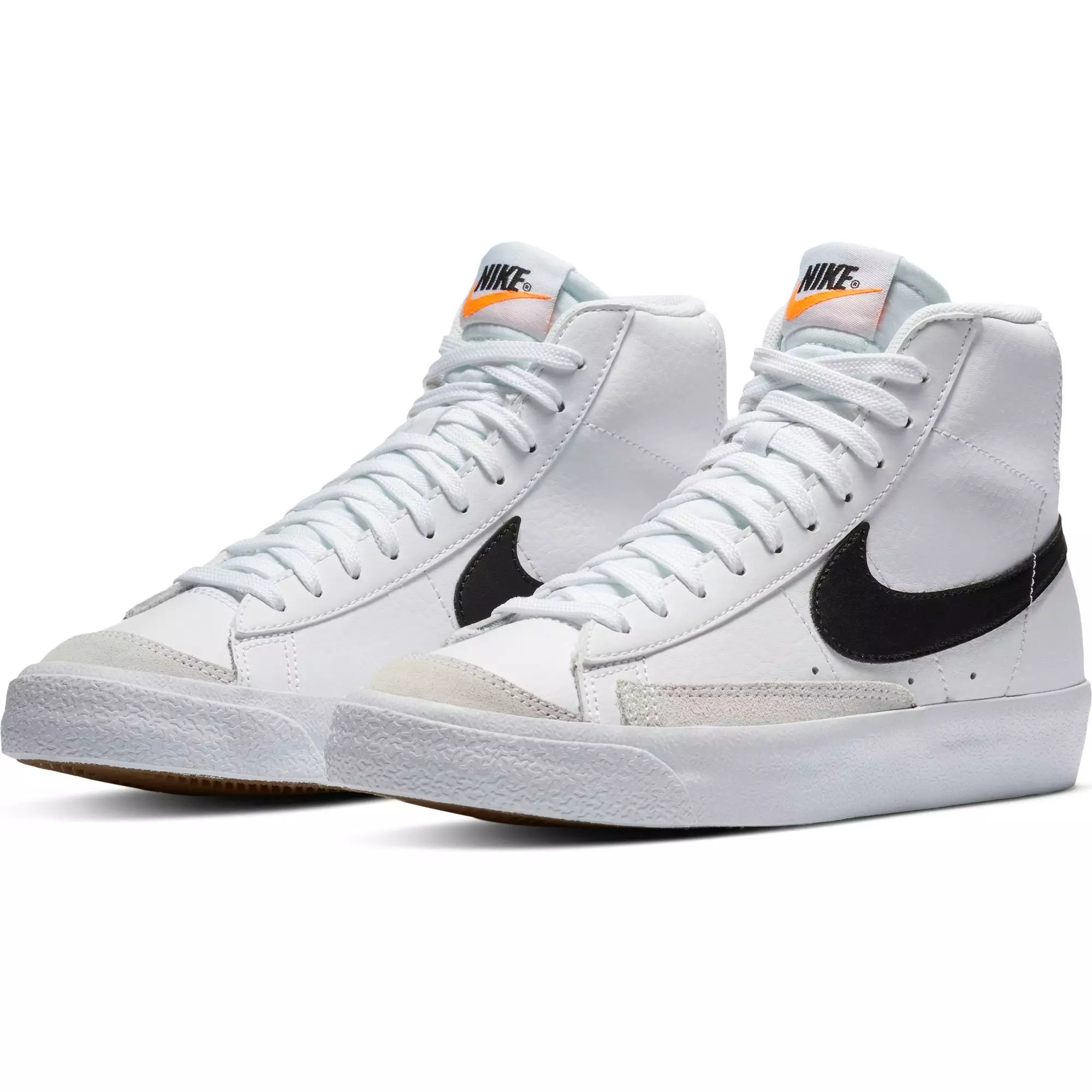 Nike Blazer Mid '77 "White/Black" Grade School Kids' Shoe - WHITE/BLACK
