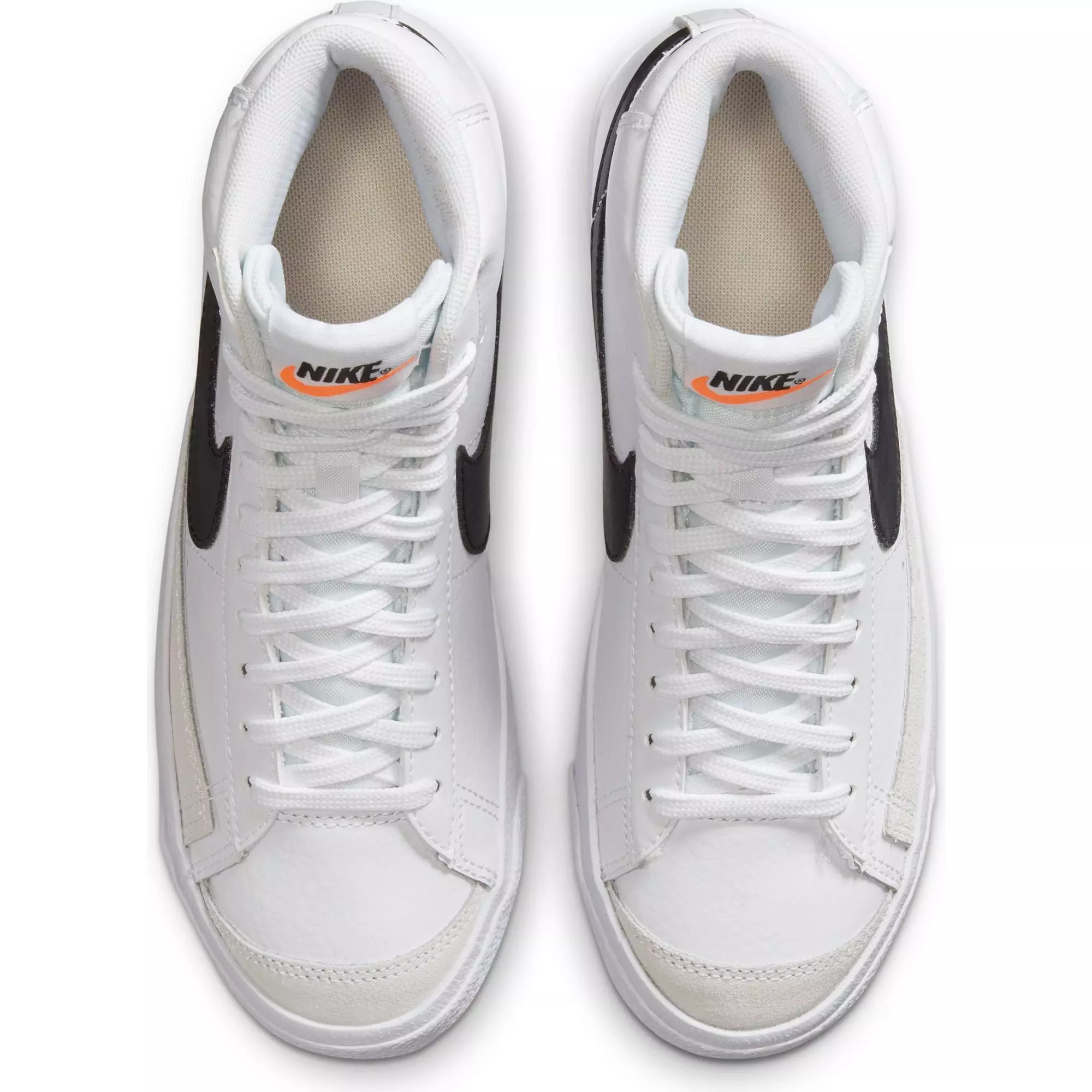Nike Blazer Mid '77 "White/Black" Grade School Kids' Shoe - WHITE/BLACK
