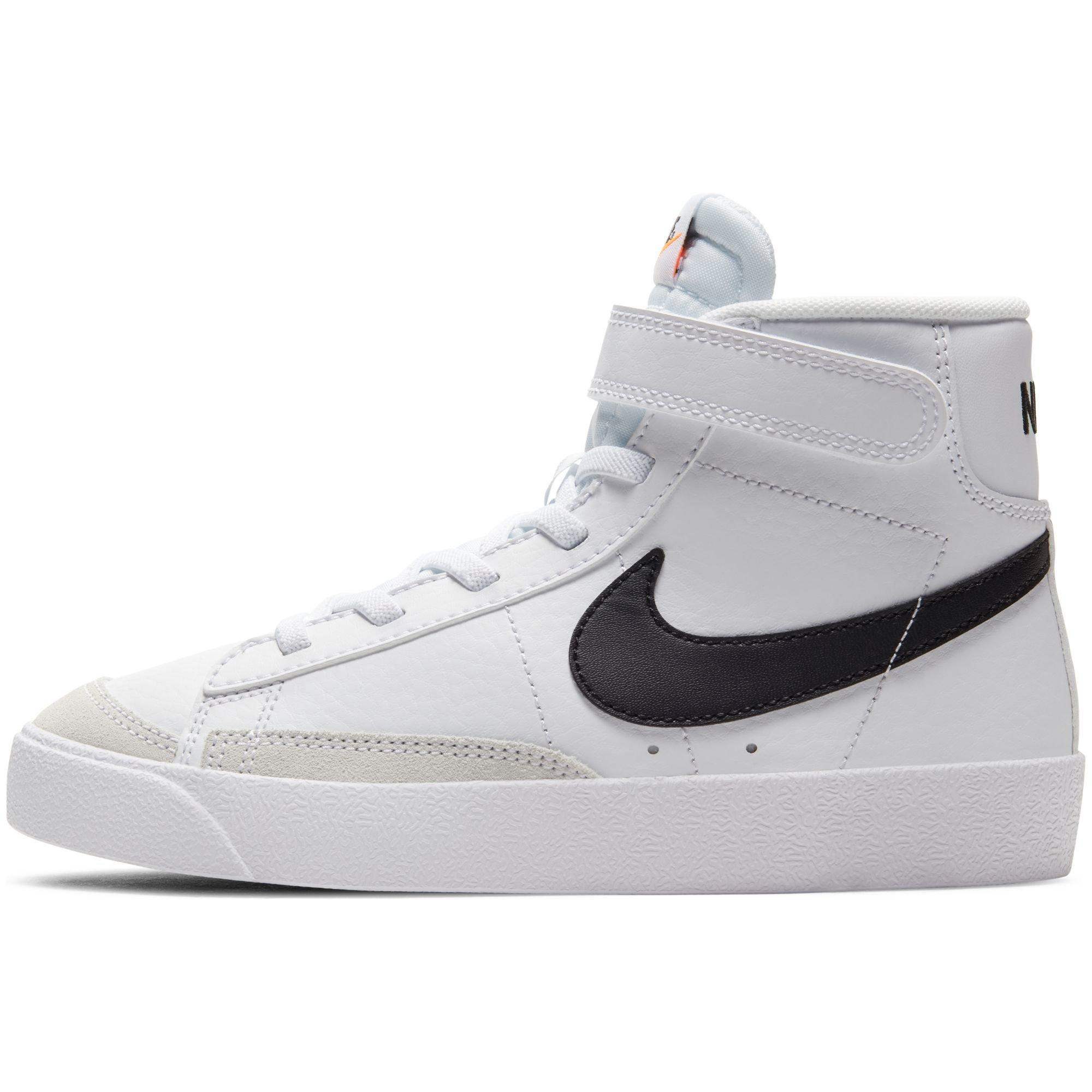 Nike Blazer Mid 77 Preschool Boys' White/Black Shoe