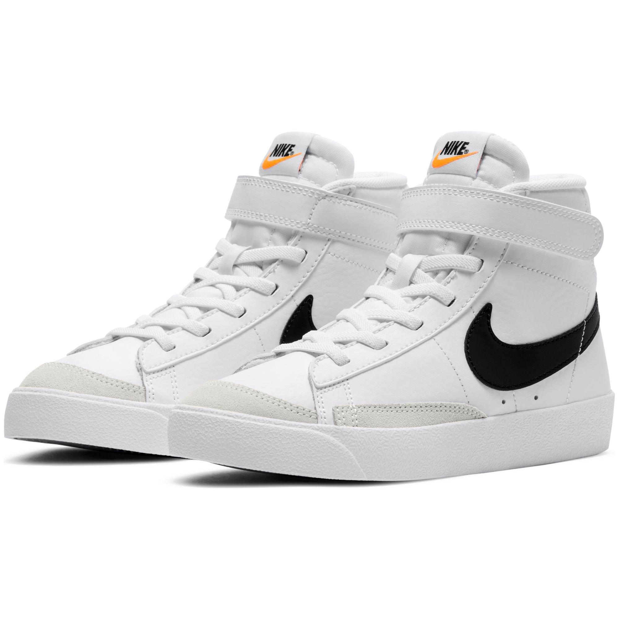 Nike Blazer Mid 77 Preschool Boys' White/Black Shoe