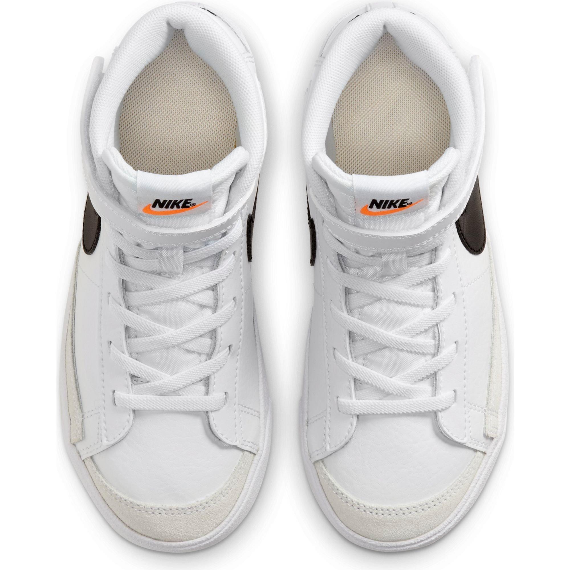 Nike Blazer Mid 77 Preschool Boys' "White/Black" Shoe