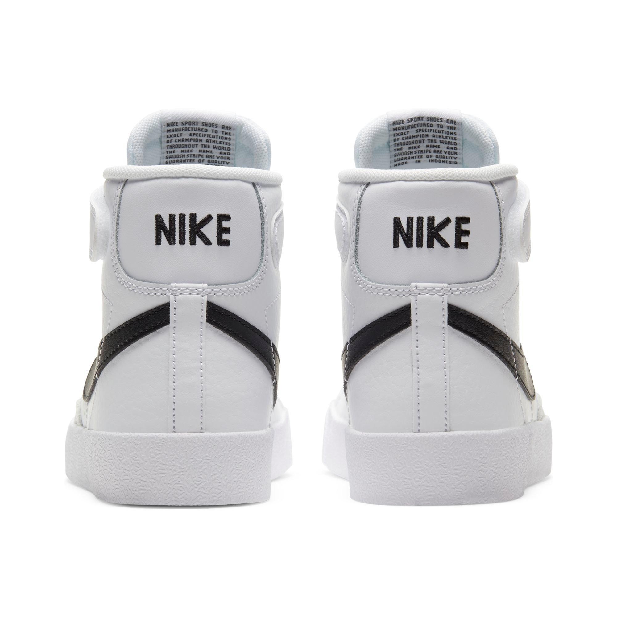 Nike Blazer Mid 77 Preschool Boys' "White/Black" Shoe