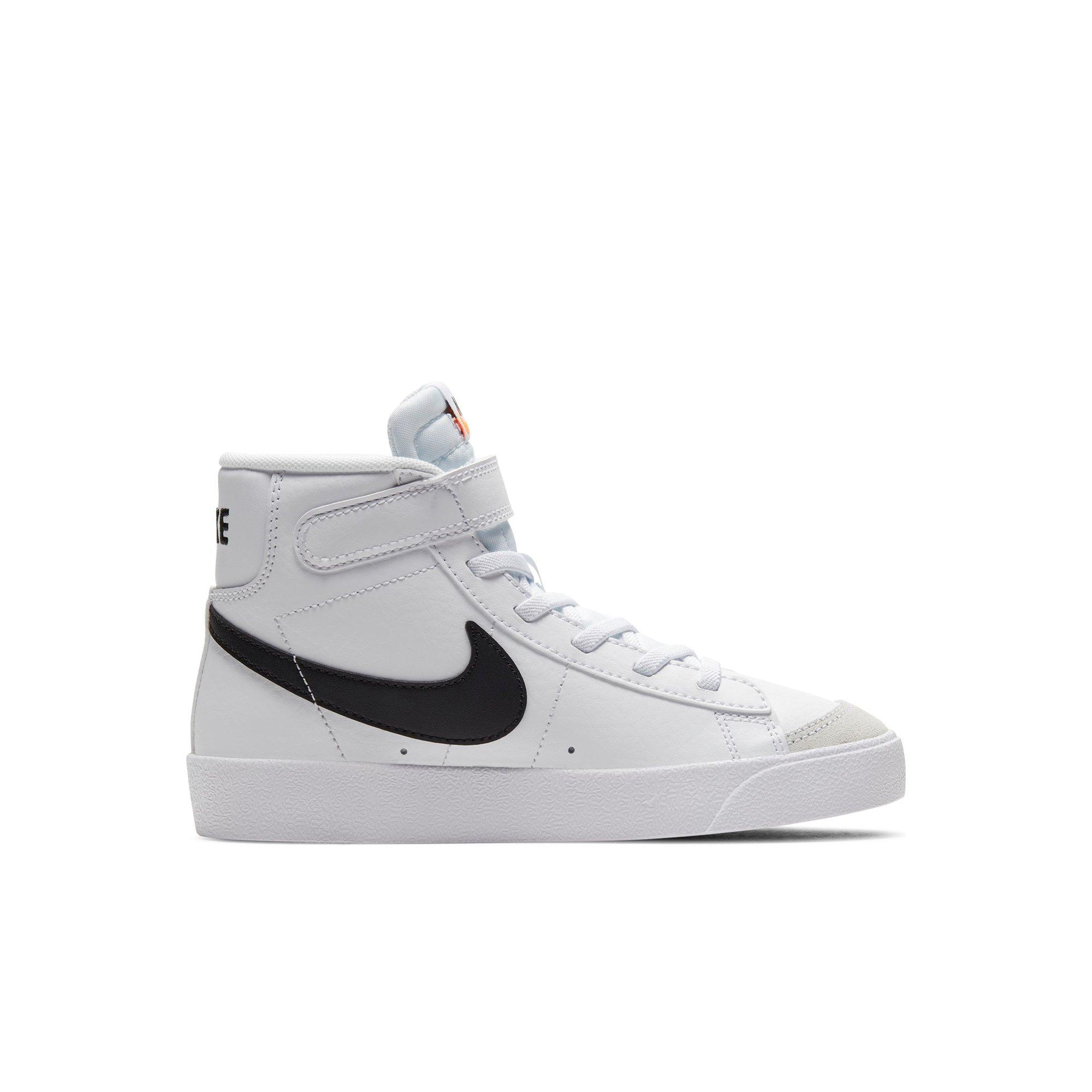 Nike Blazer Mid 77 Preschool Boys' White/Black Shoe