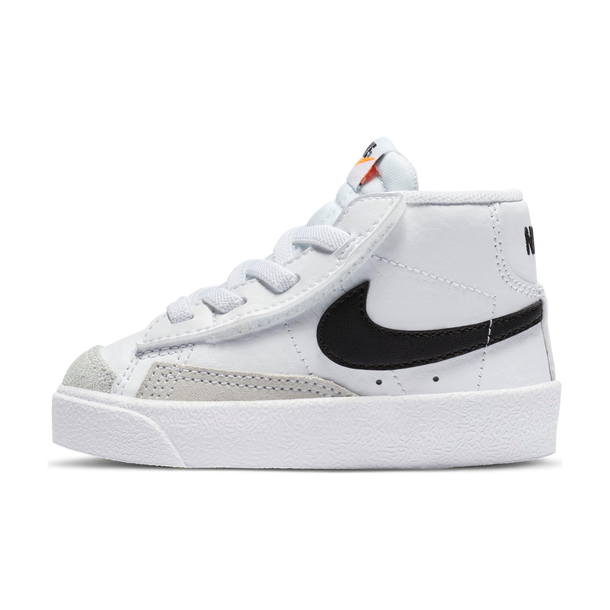 Nike Blazer Mid 77 Toddler Kids' White/Black Shoe