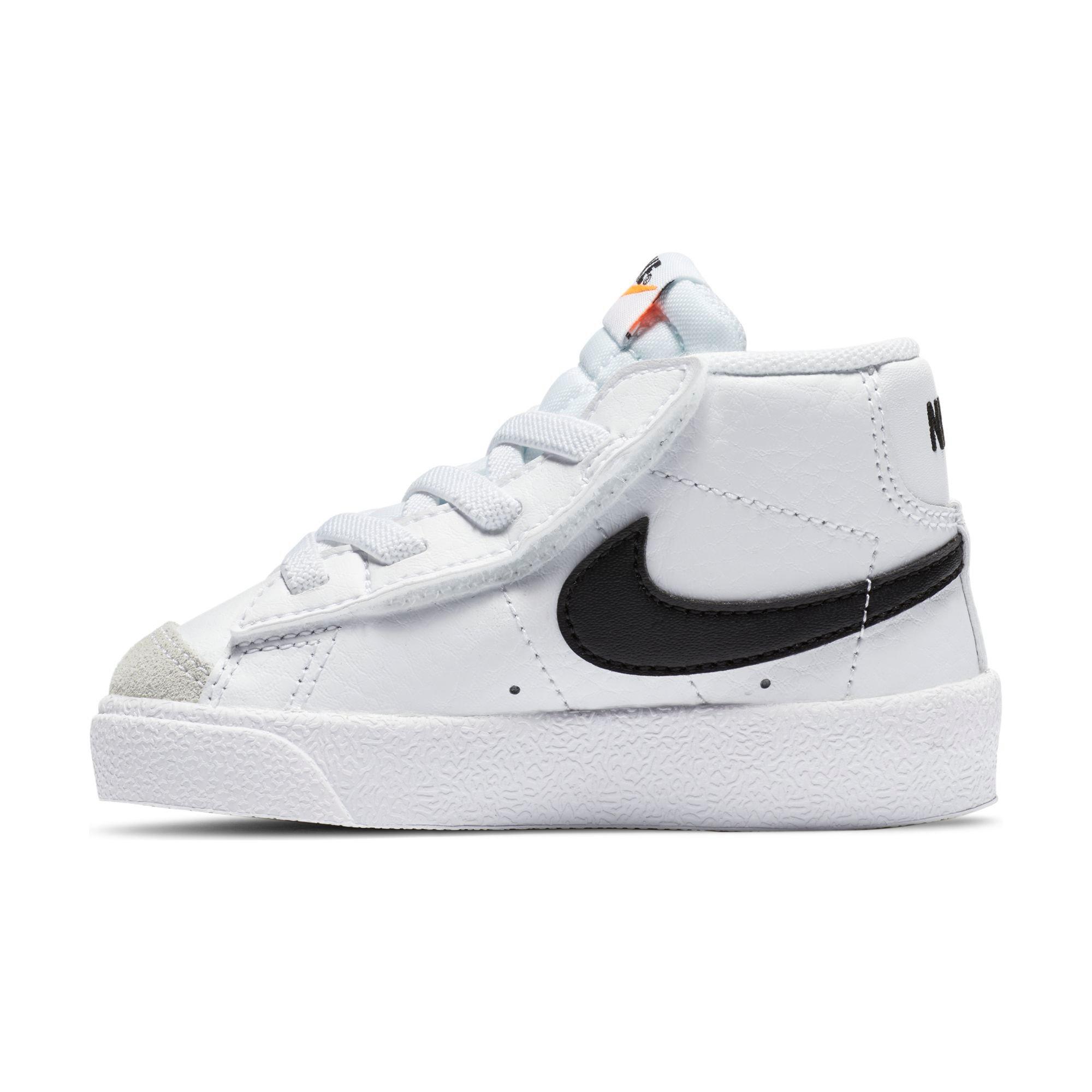 Nike Blazer Mid 77 Toddler Kids' "White/Black" Shoe