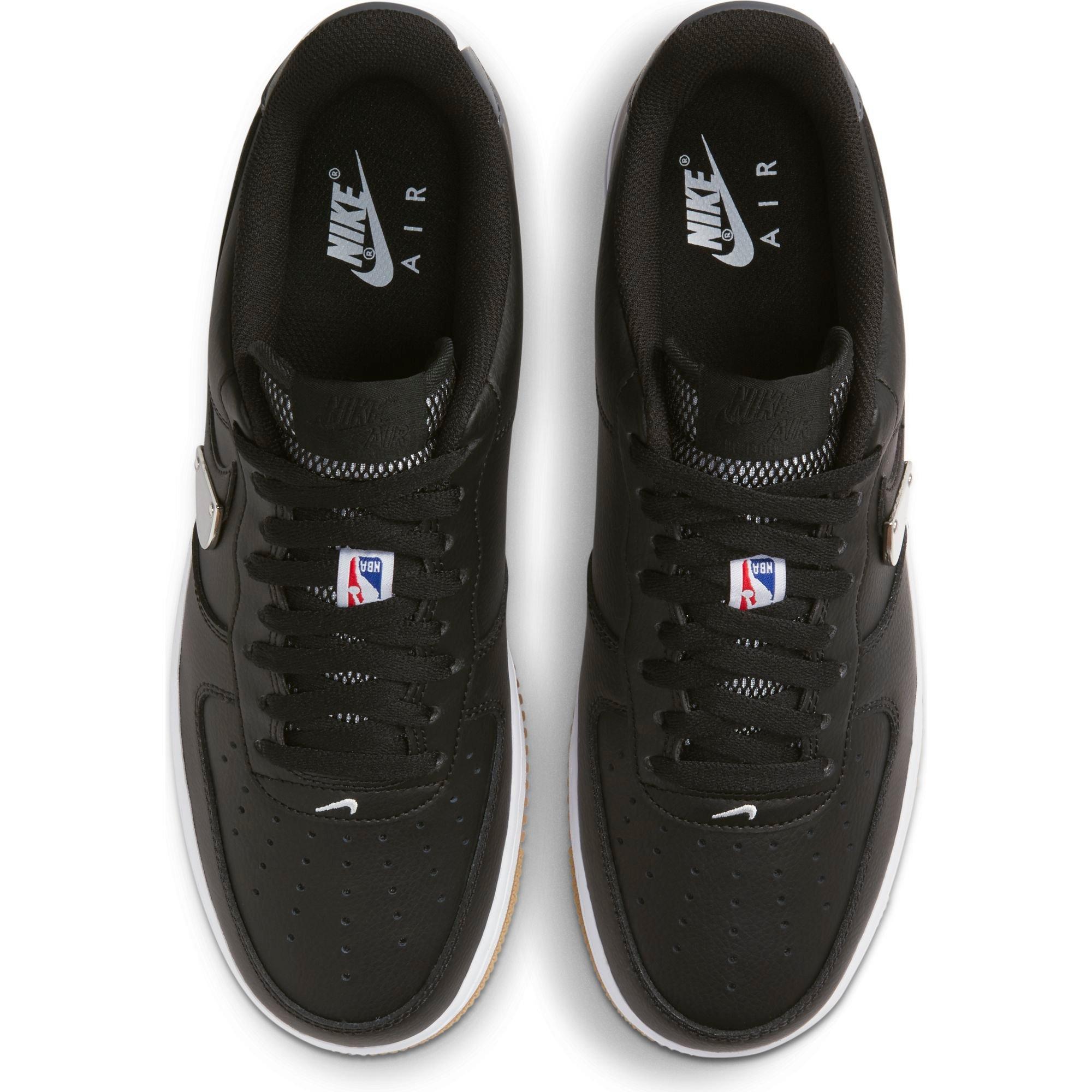Nike Sportswear AIR FORCE 1 07 LV8 UT TU - Trainers - black/metallic silver/ black 
