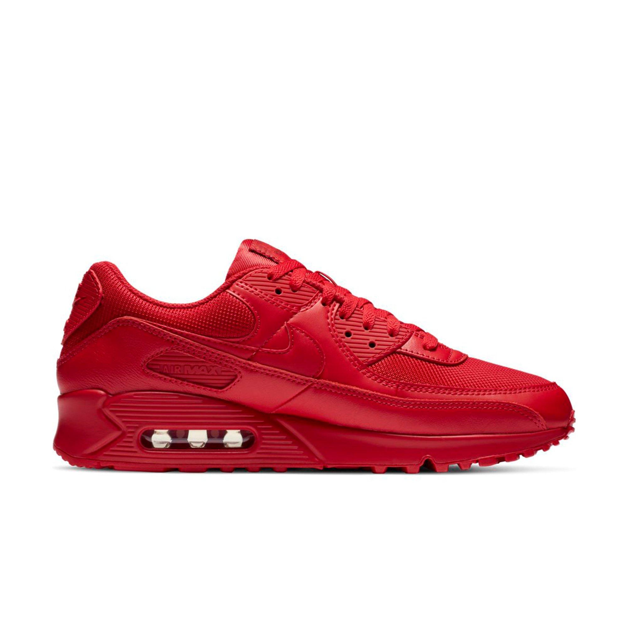 Nike Air Max 90 University Red Men's Shoes - Hibbett