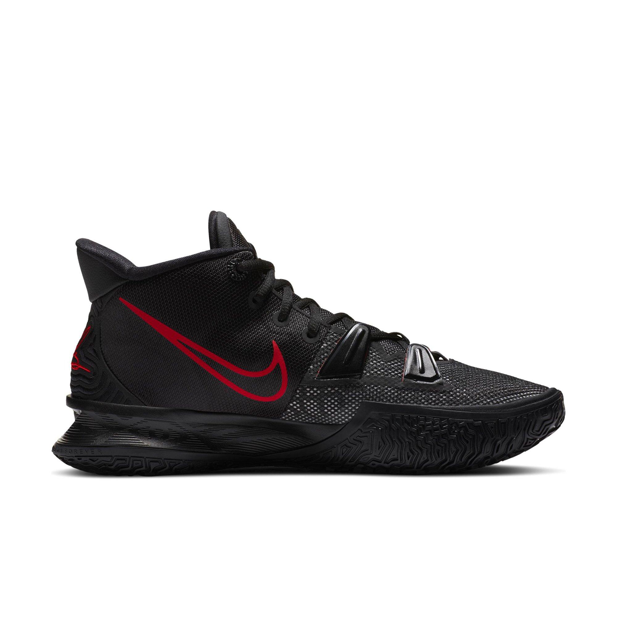 kyrie red black white