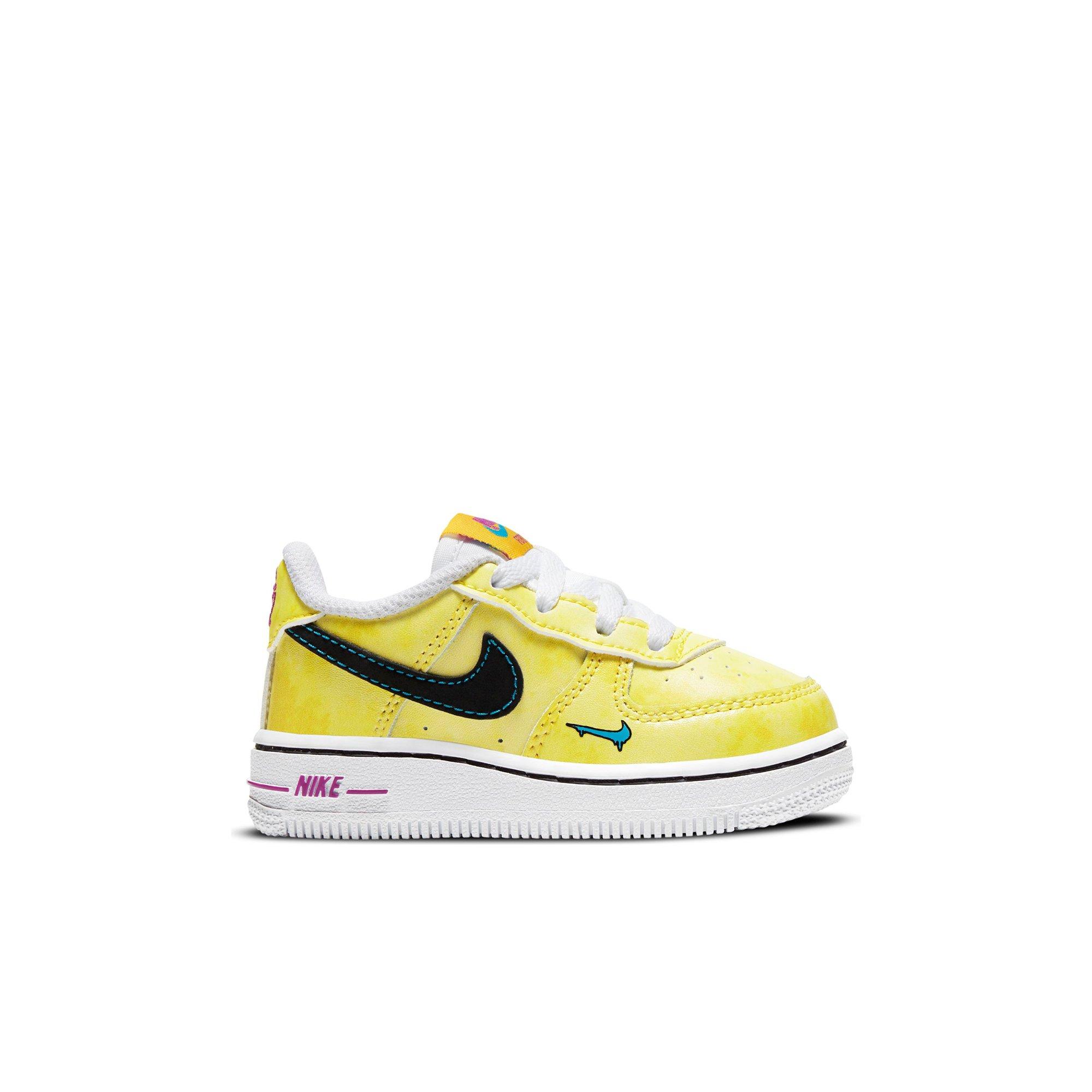 nike yellow black shoes