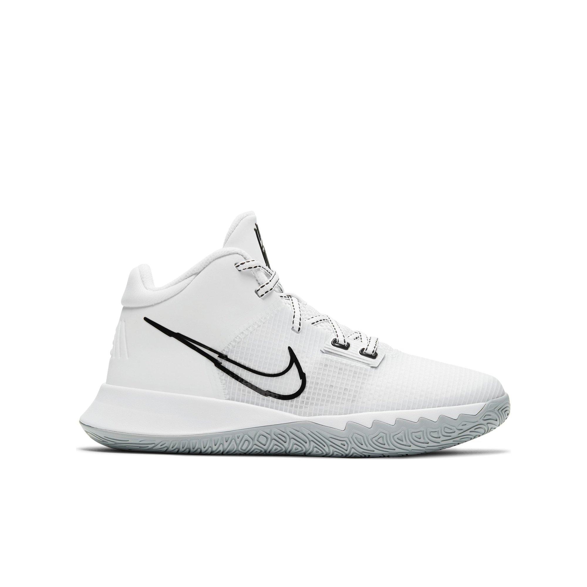kyrie irving shoes white and silver