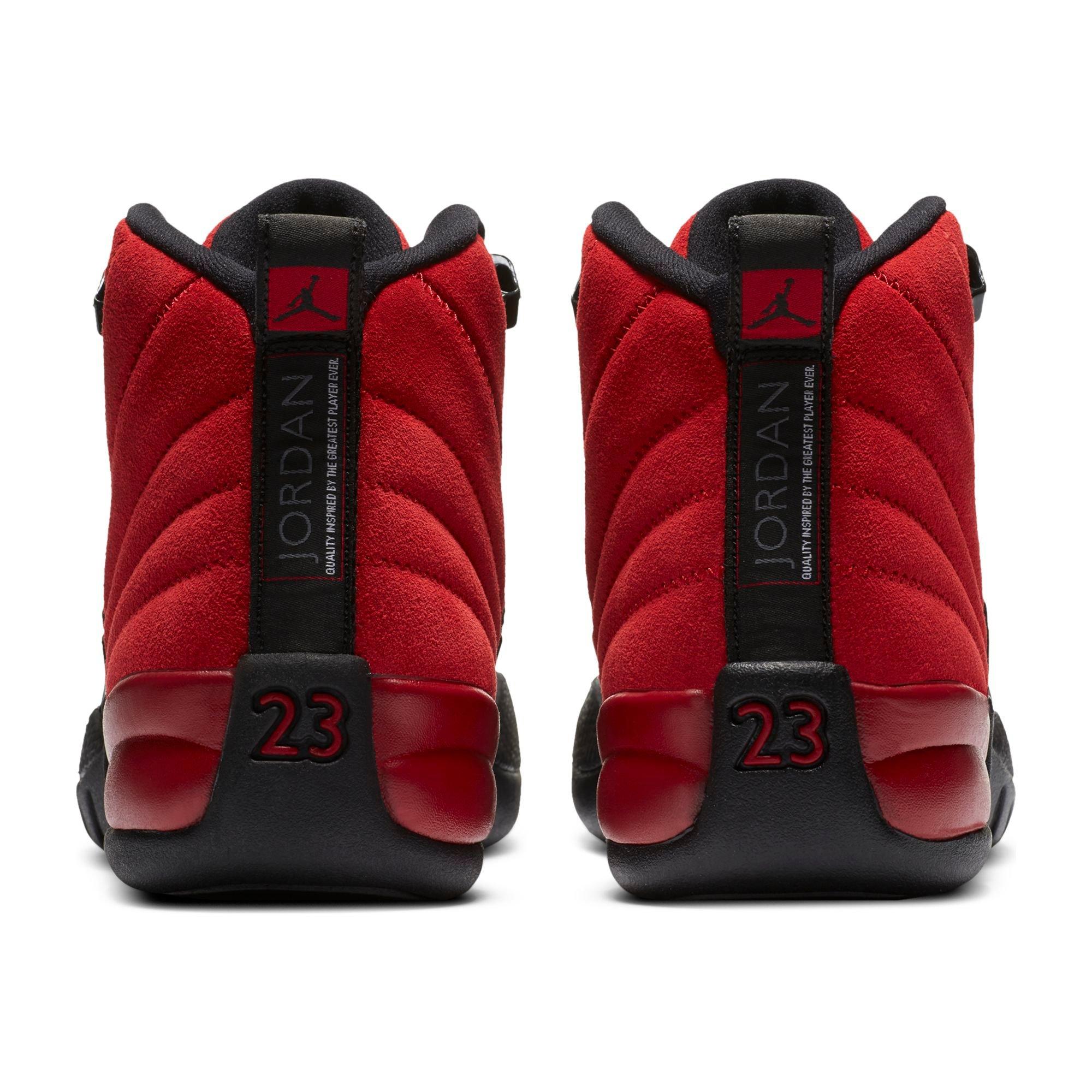 jordan 12 red grade school