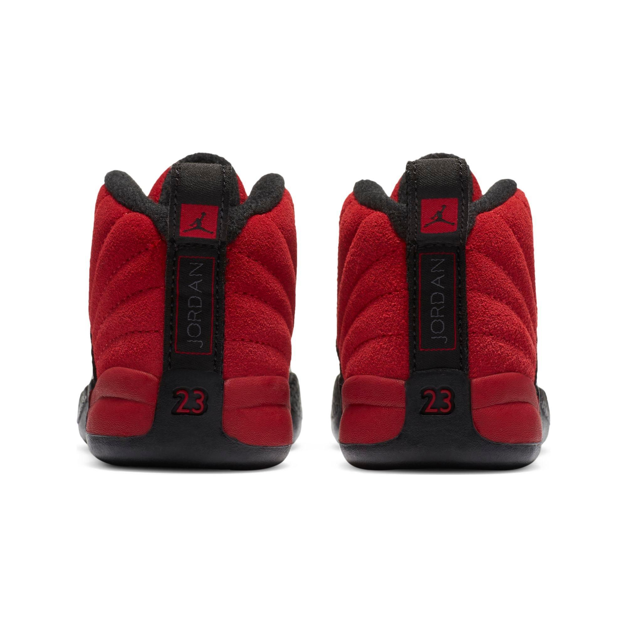 Jordan 12 Retro Varsity Red/Black Toddler Kids' Shoe