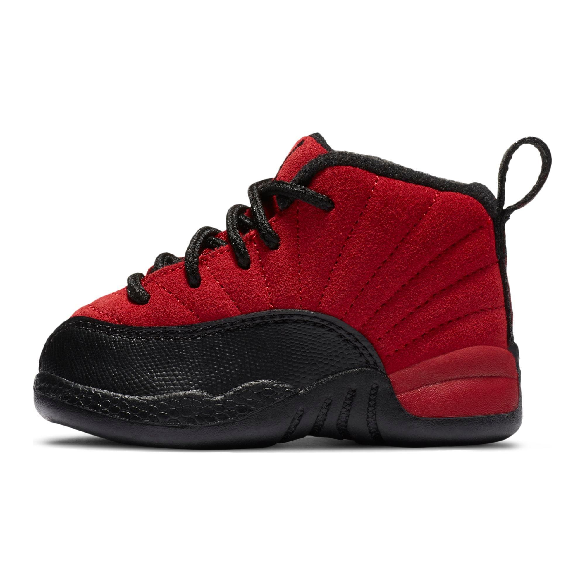 Jordan 12 Retro Varsity Red/Black Toddler Kids' Shoe - Hibbett