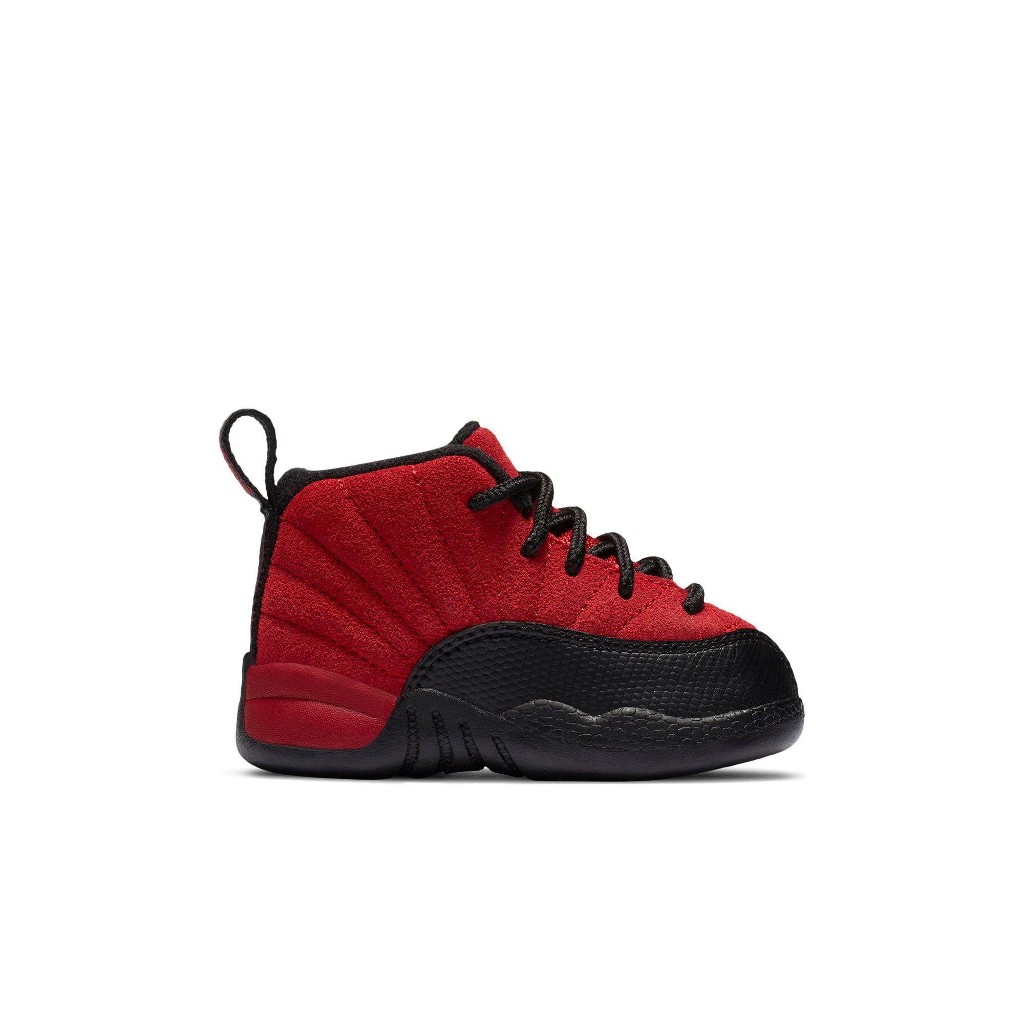 Jordan 12 best sale black toddler