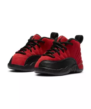 Jordan 12 Retro Black/Varsity Red/White Preschool Kids' Shoe