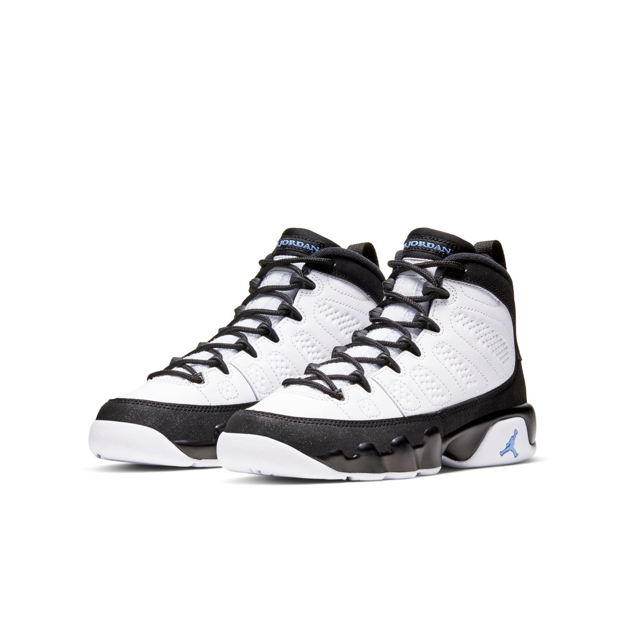 jordan 9 unc grade school