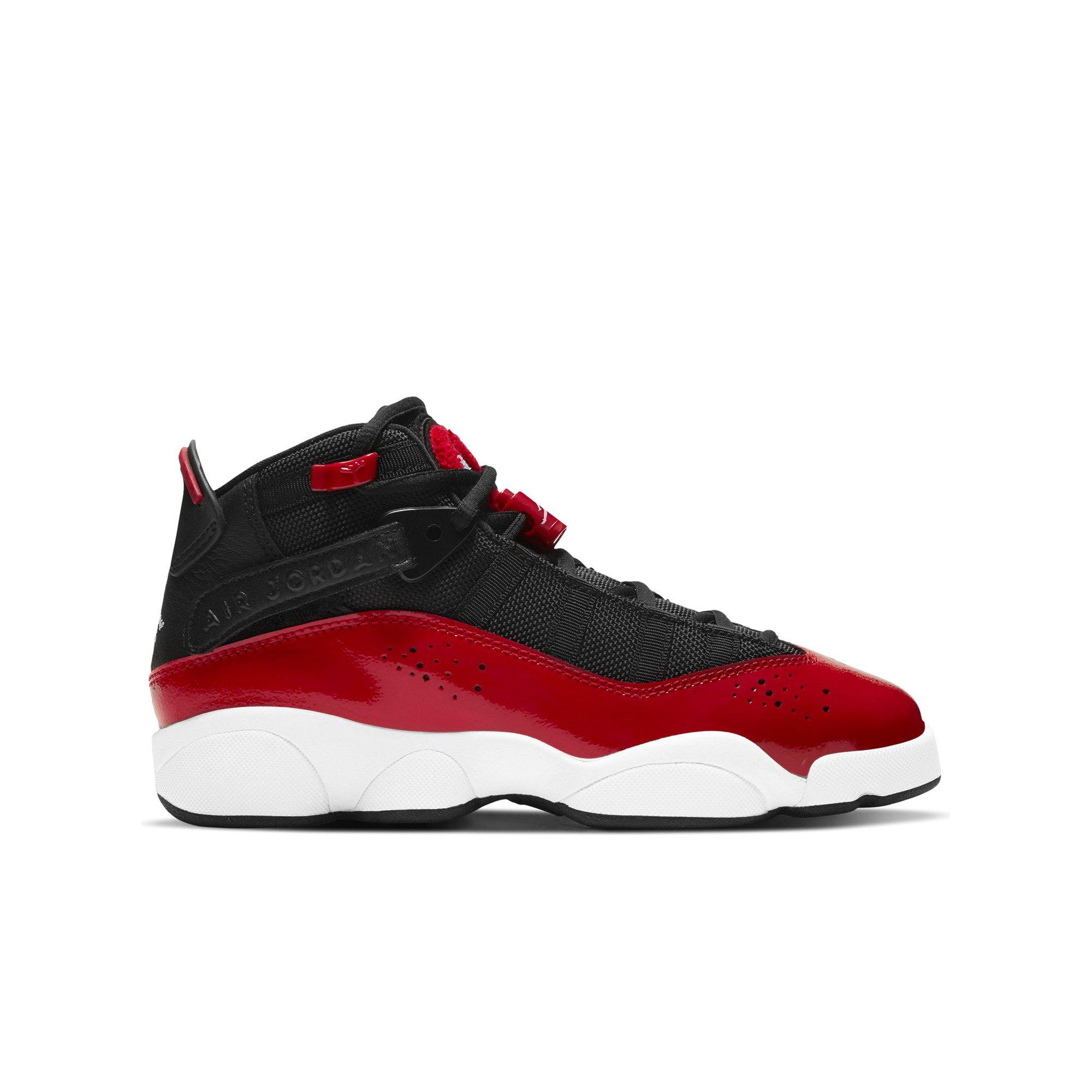 6 rings red jordans
