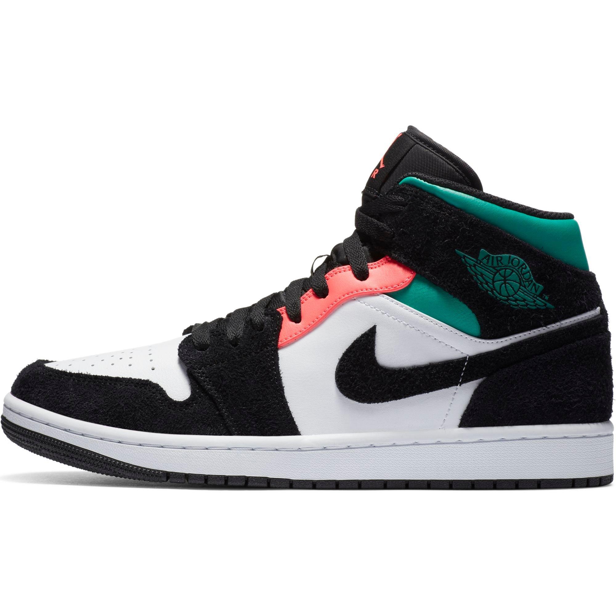 air jordan 1 mid hot punch black