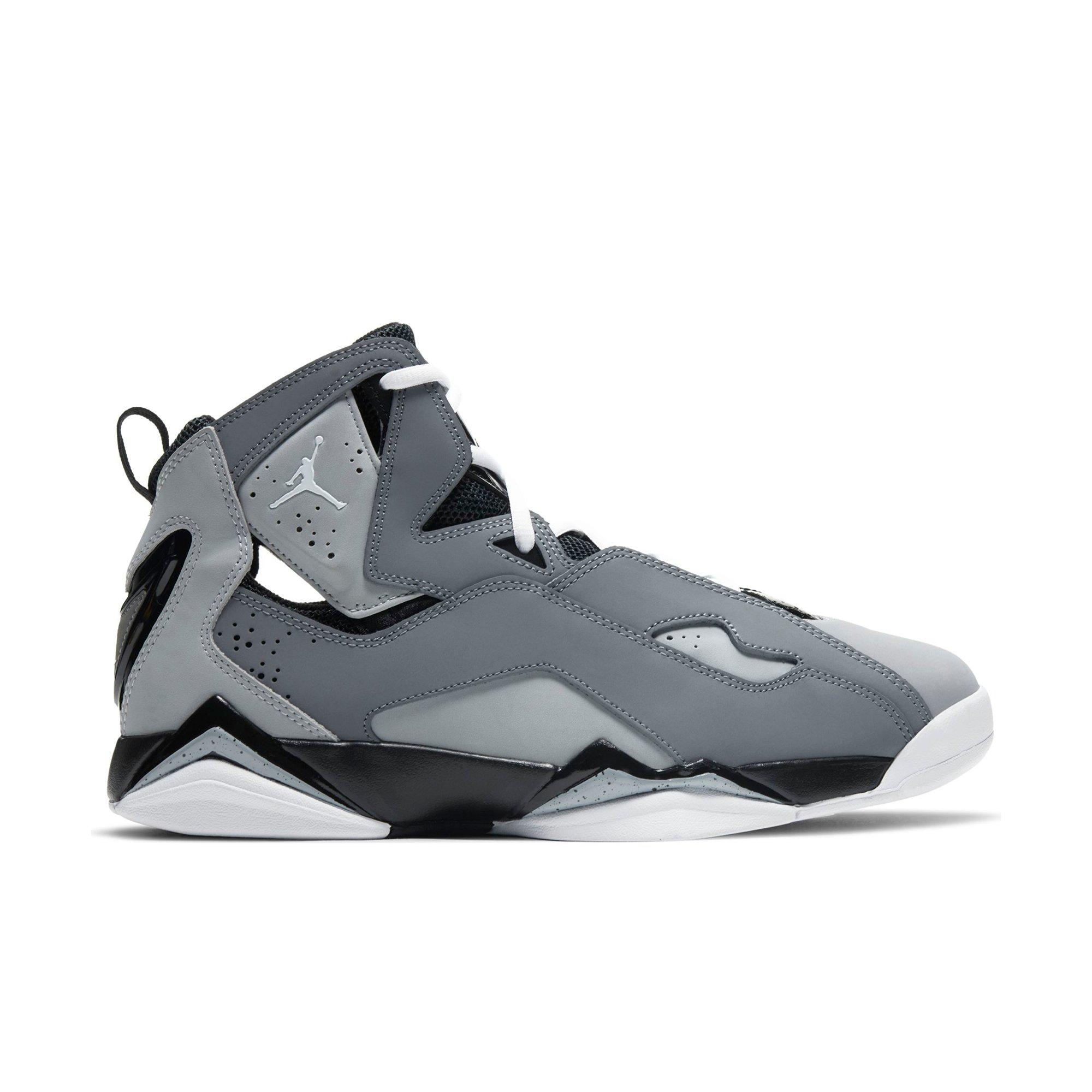 jordan true flight cool grey black