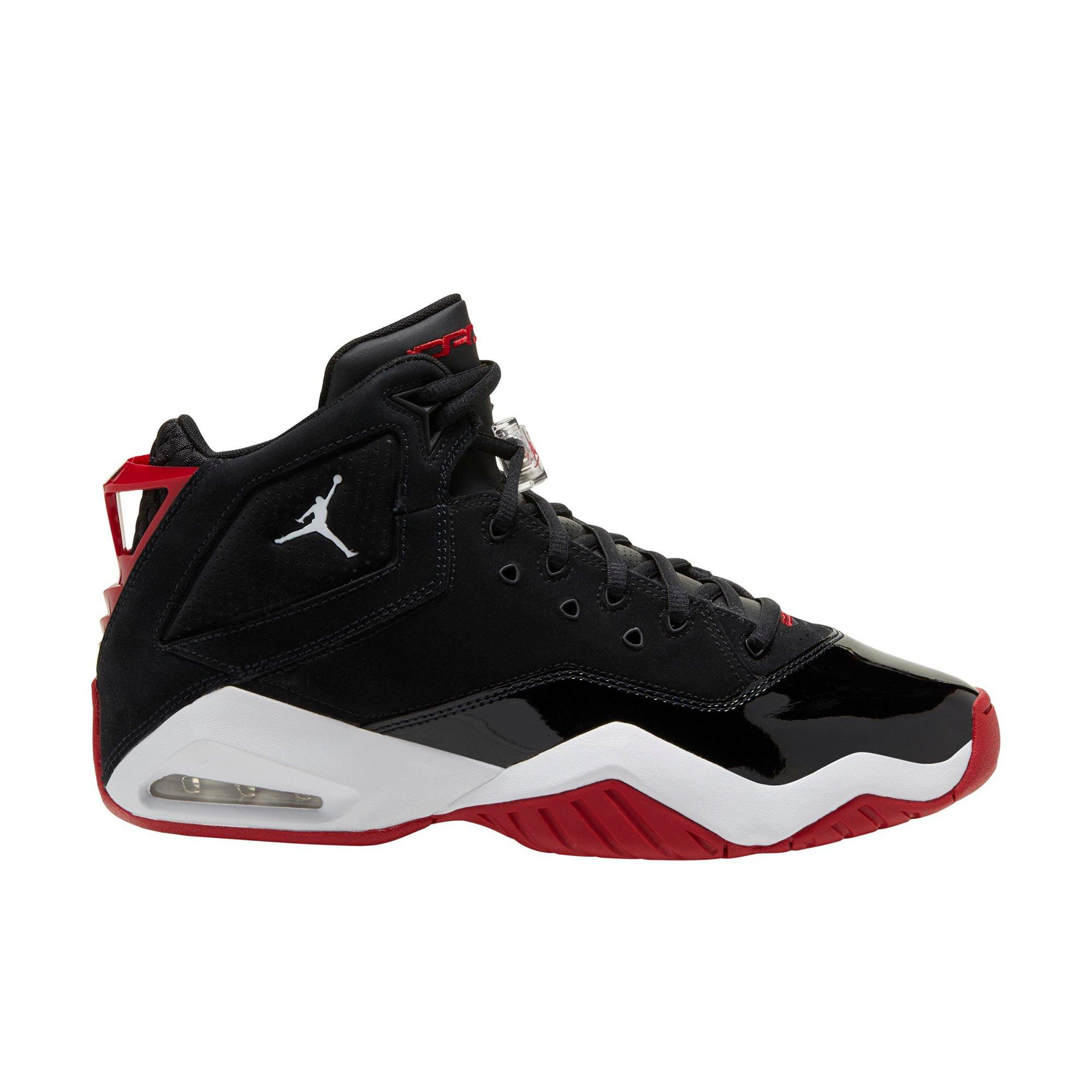 red and black jordans hibbett sports