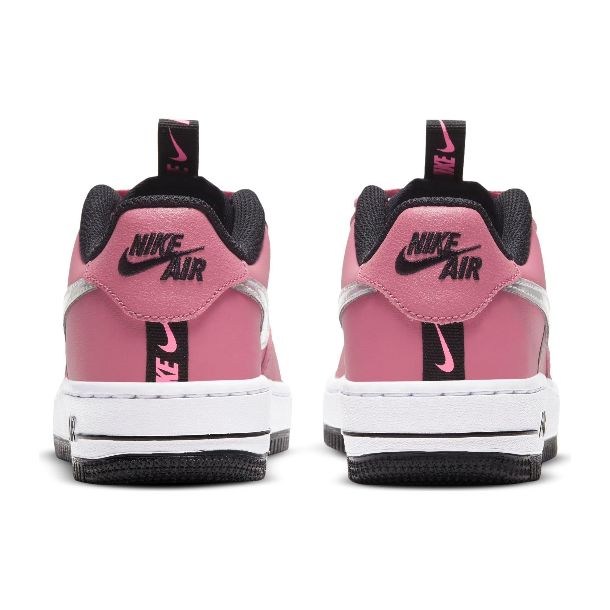 Nike Air Force 1 LV8 Berry/Black Grade School Girls' Shoe - Hibbett