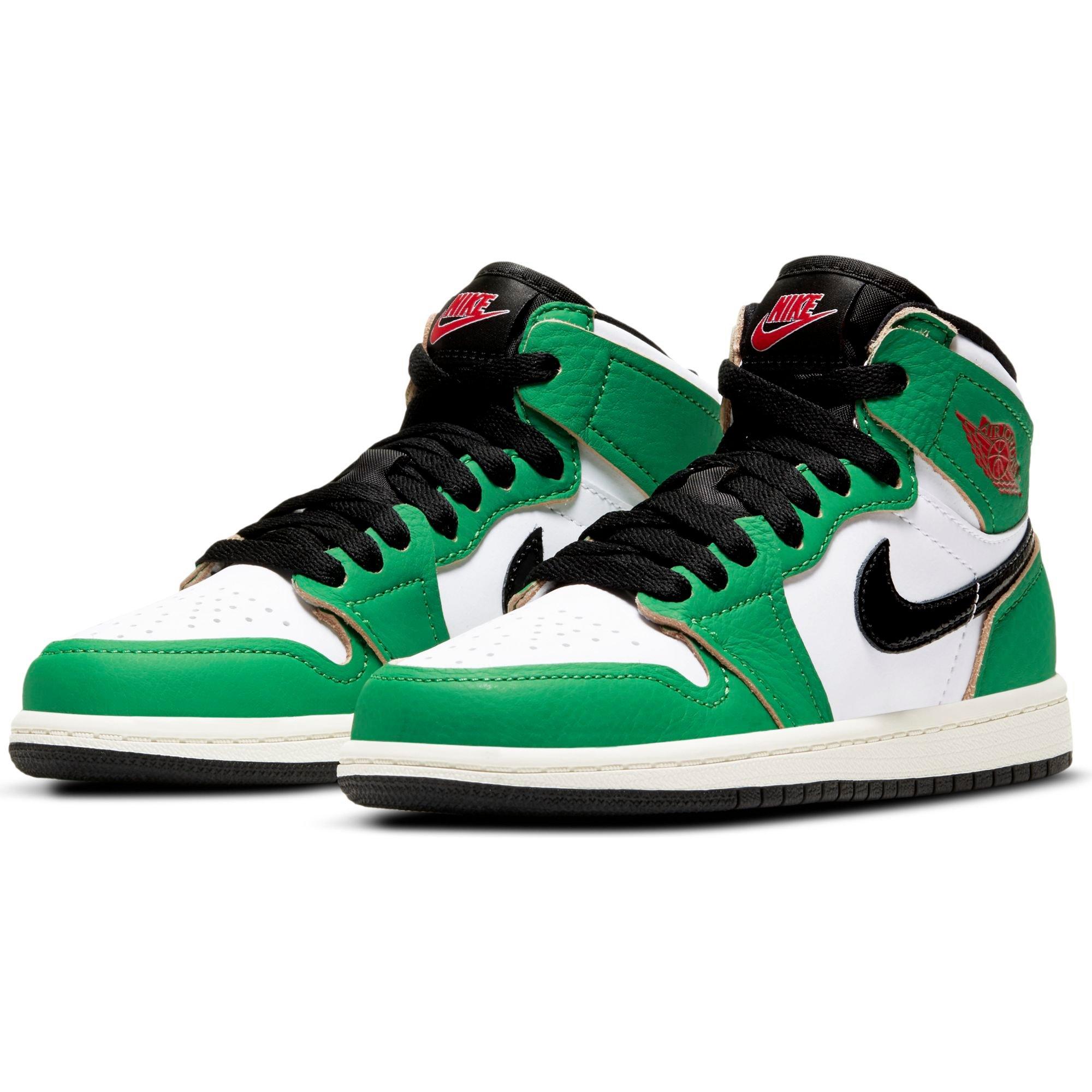 green and black jordan 1 preschool