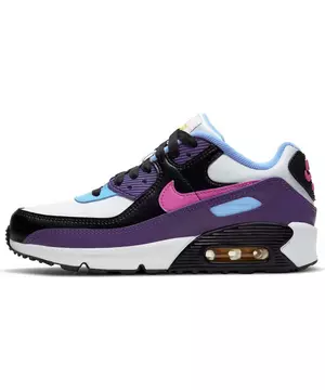 onbekend kwaadaardig Onschuldig Nike Air Max 90 SE "White/Purple/Black" Grade School Kids' Shoe