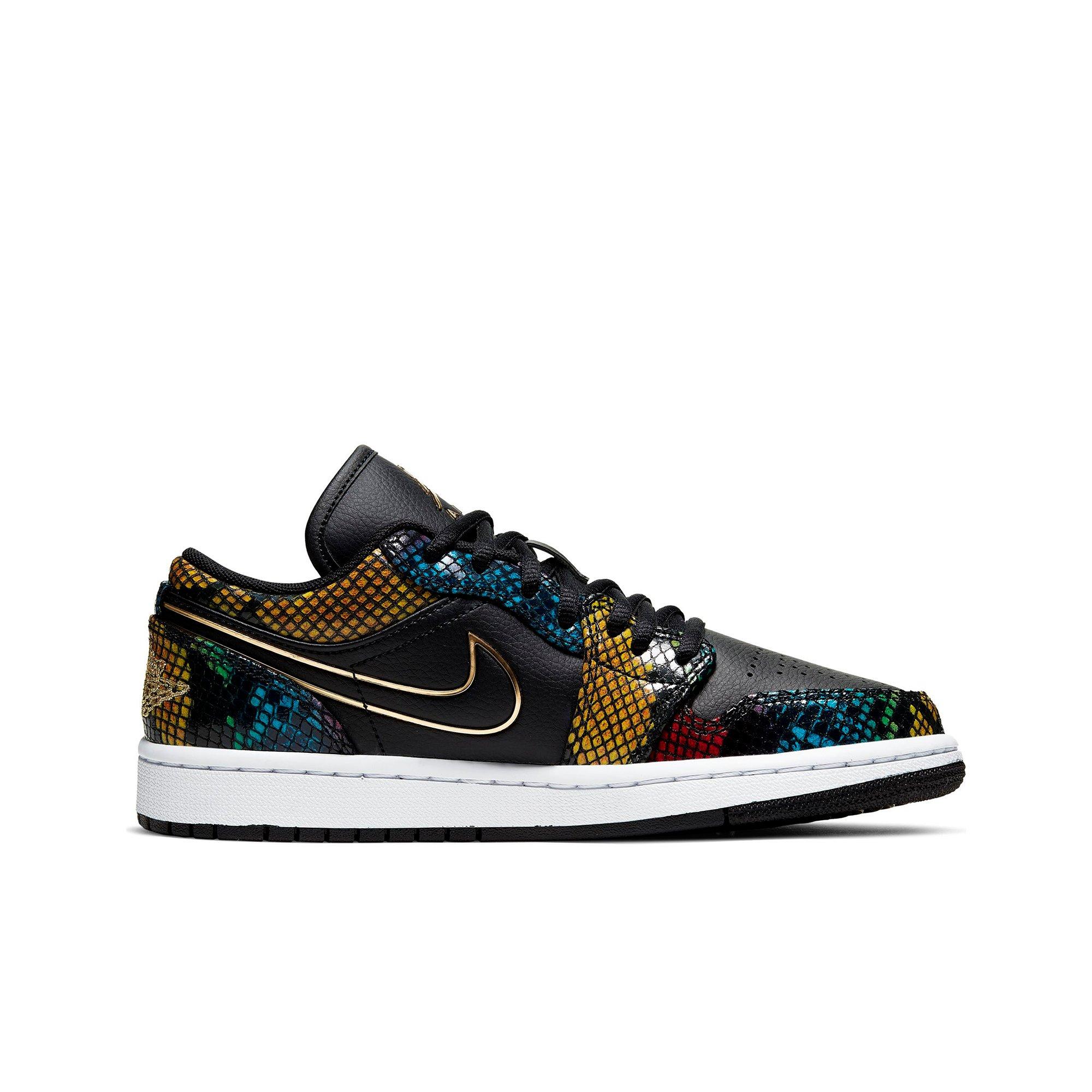 jordan 1 low metallic snakeskin