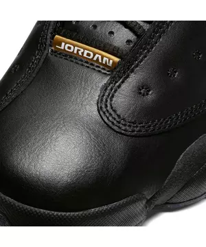 Jordan 13 Retro Black/Metallic Gold Grade School Girls' Shoe