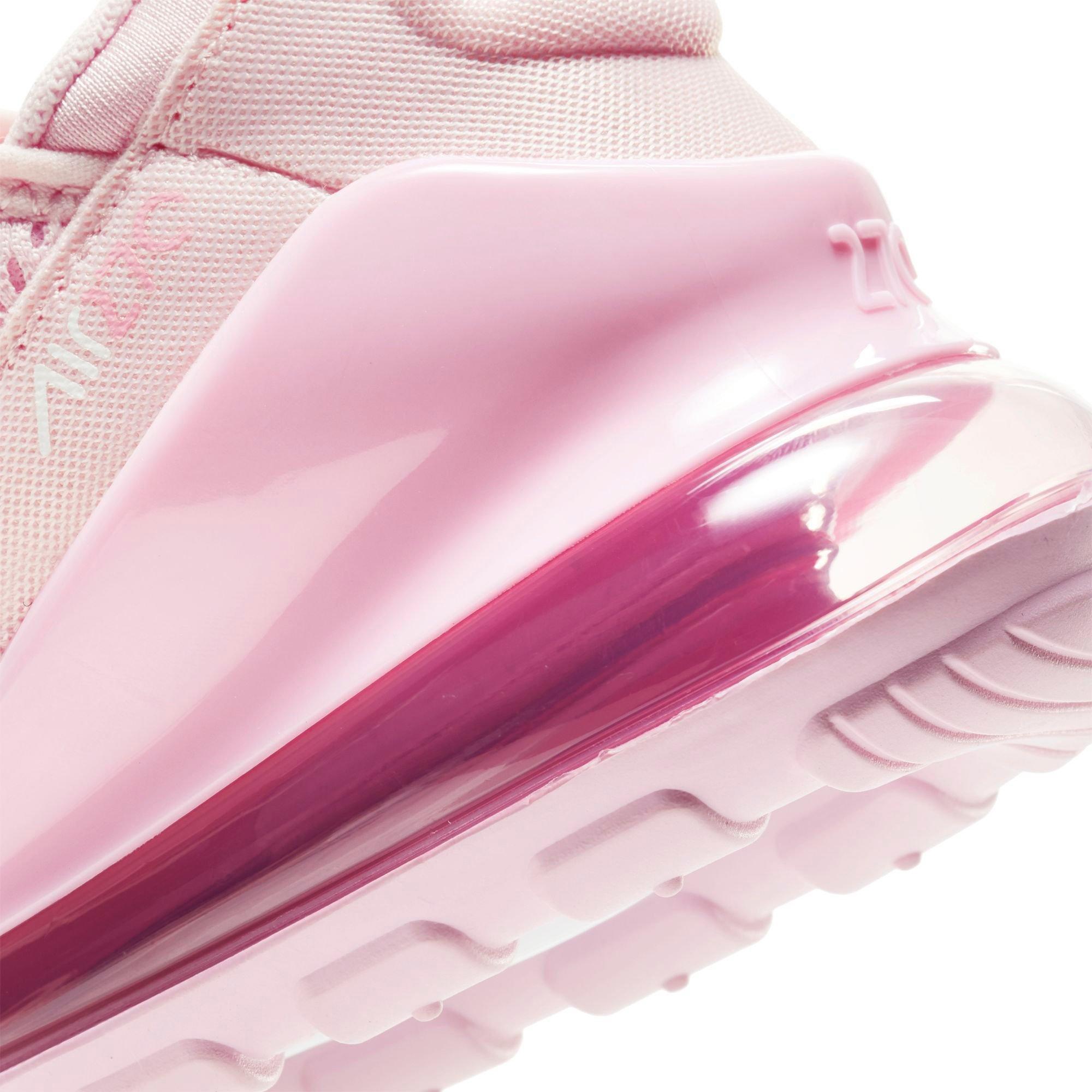 Nike Air Max 270 White/Black/Hyper Royal/Pink Spell Grade School Girls'  Shoe - Hibbett