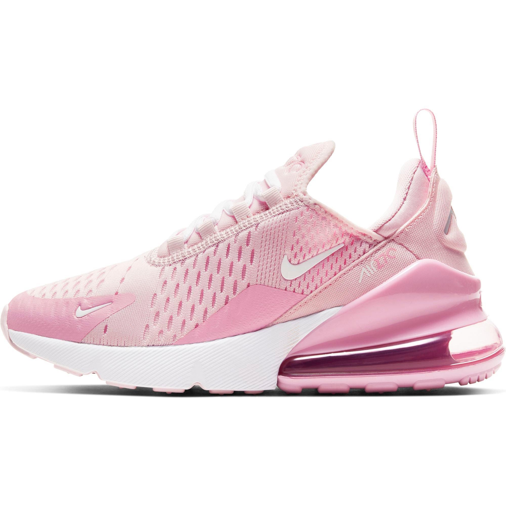 Nike Air Max 270 White/Black/Hyper Royal/Pink Spell Grade School Girls'  Shoe - Hibbett