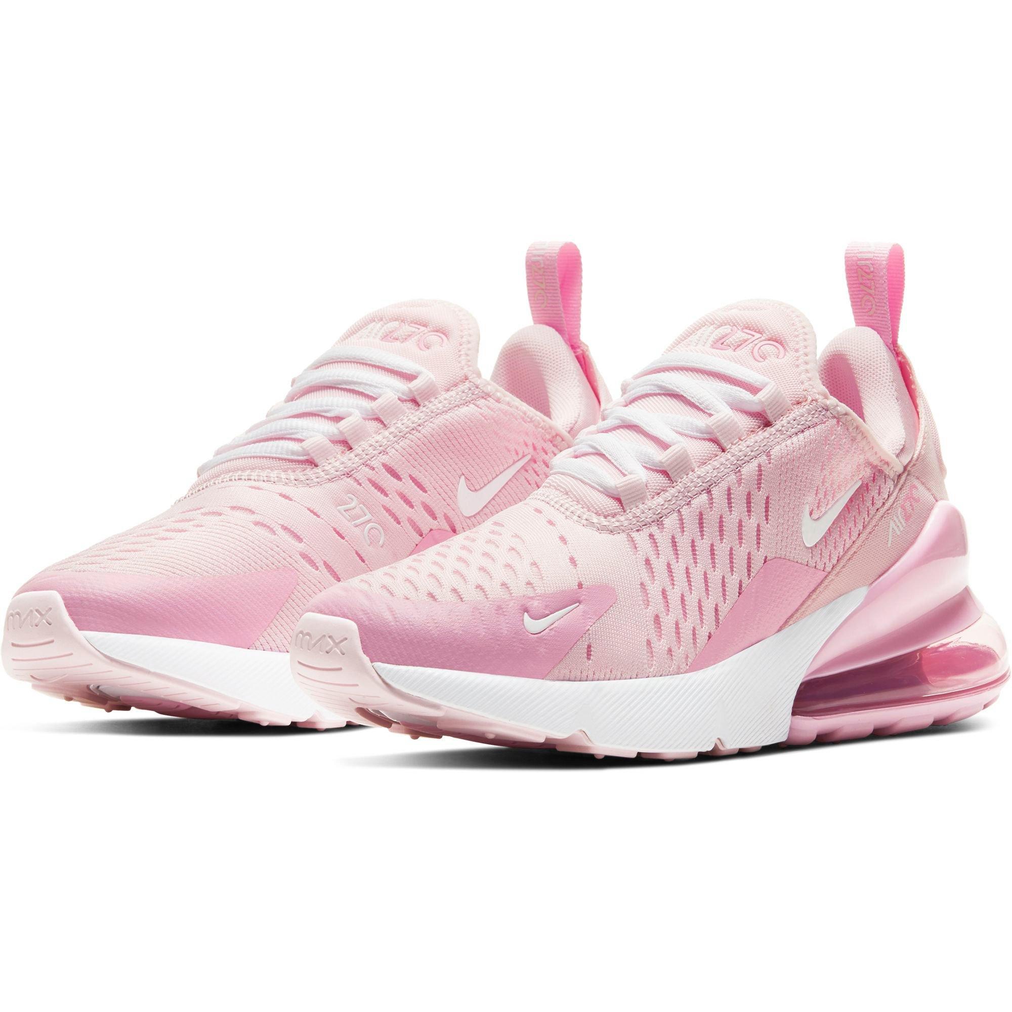 Nike Air Max 270 White/Black/Hyper Royal/Pink Spell Grade School Girls'  Shoe - Hibbett