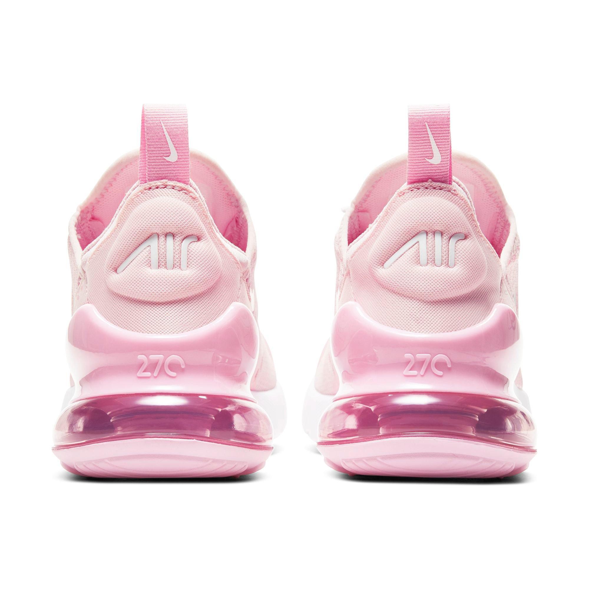 Nike Air Max 270 Pink/White Grade School Girls' Shoe - Hibbett