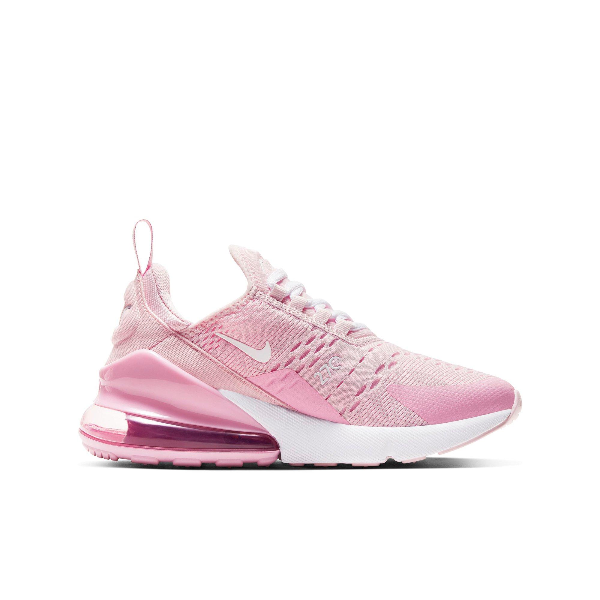 Nike Air Max 270 Pink/White Grade School Girls' Shoe - Hibbett