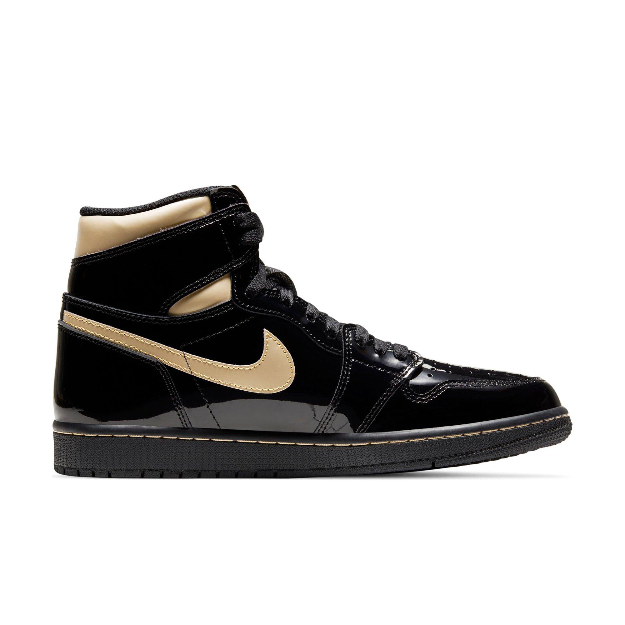 jordan one black and gold