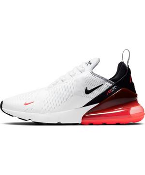 Nike Air Max 270 White Black Grey Bright Crimson Men S Shoe Hibbett City Gear