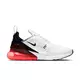 Nike Air Max 270 "White/Black/Grey/Bright Crimson" Men's Shoe - WHITE/RED/GREY Thumbnail View 2