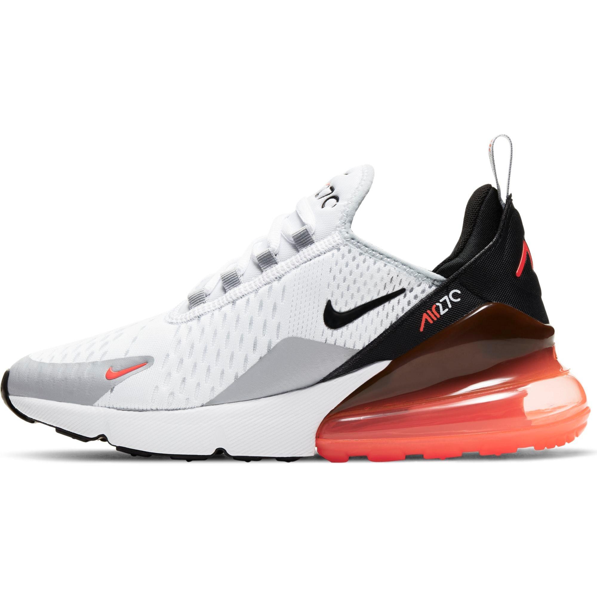 Nike Air Max 270 White Radiant Red Grade School Boys Shoe Hibbett City Gear
