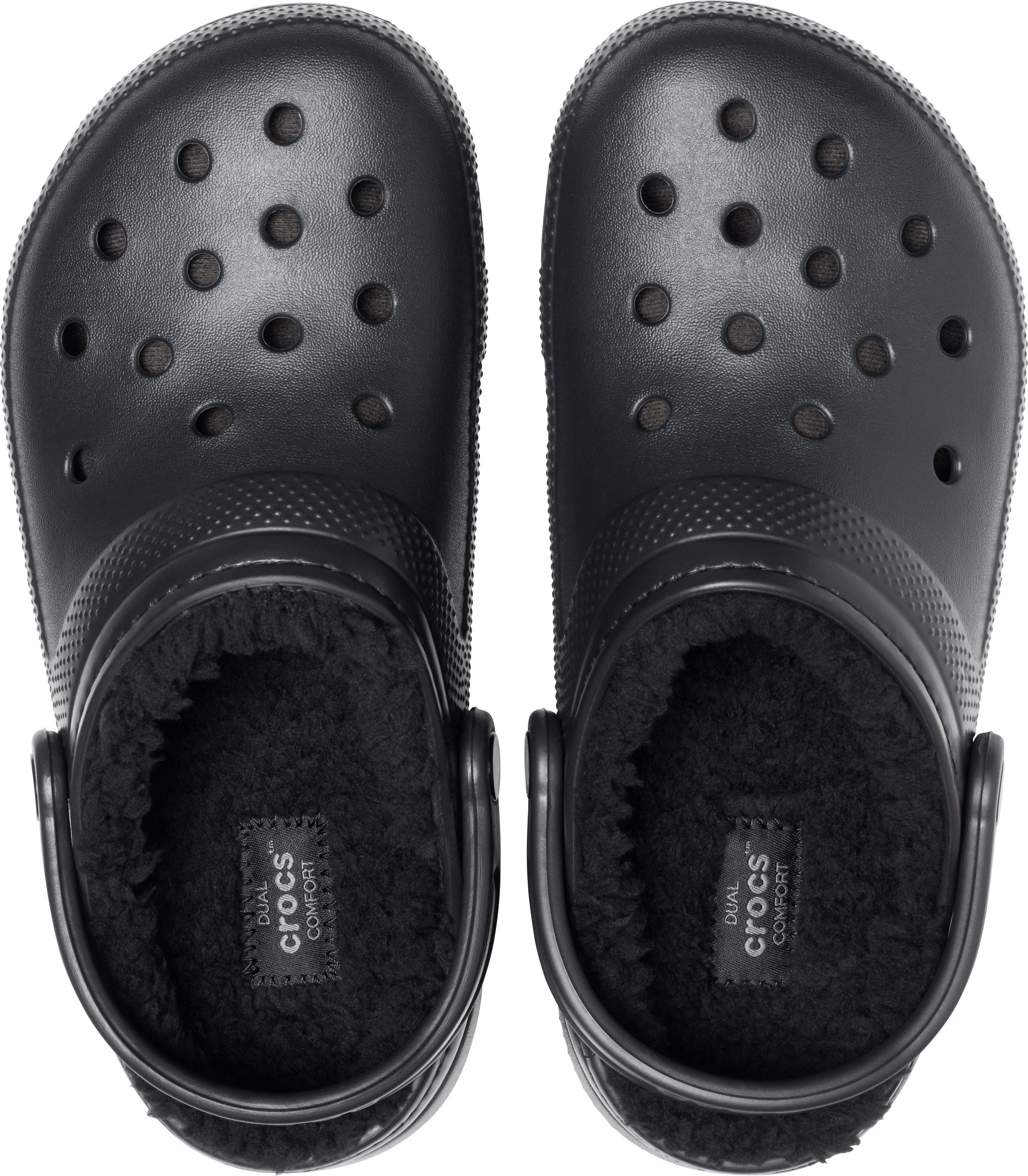 Crocs Black Classic Lined Clog