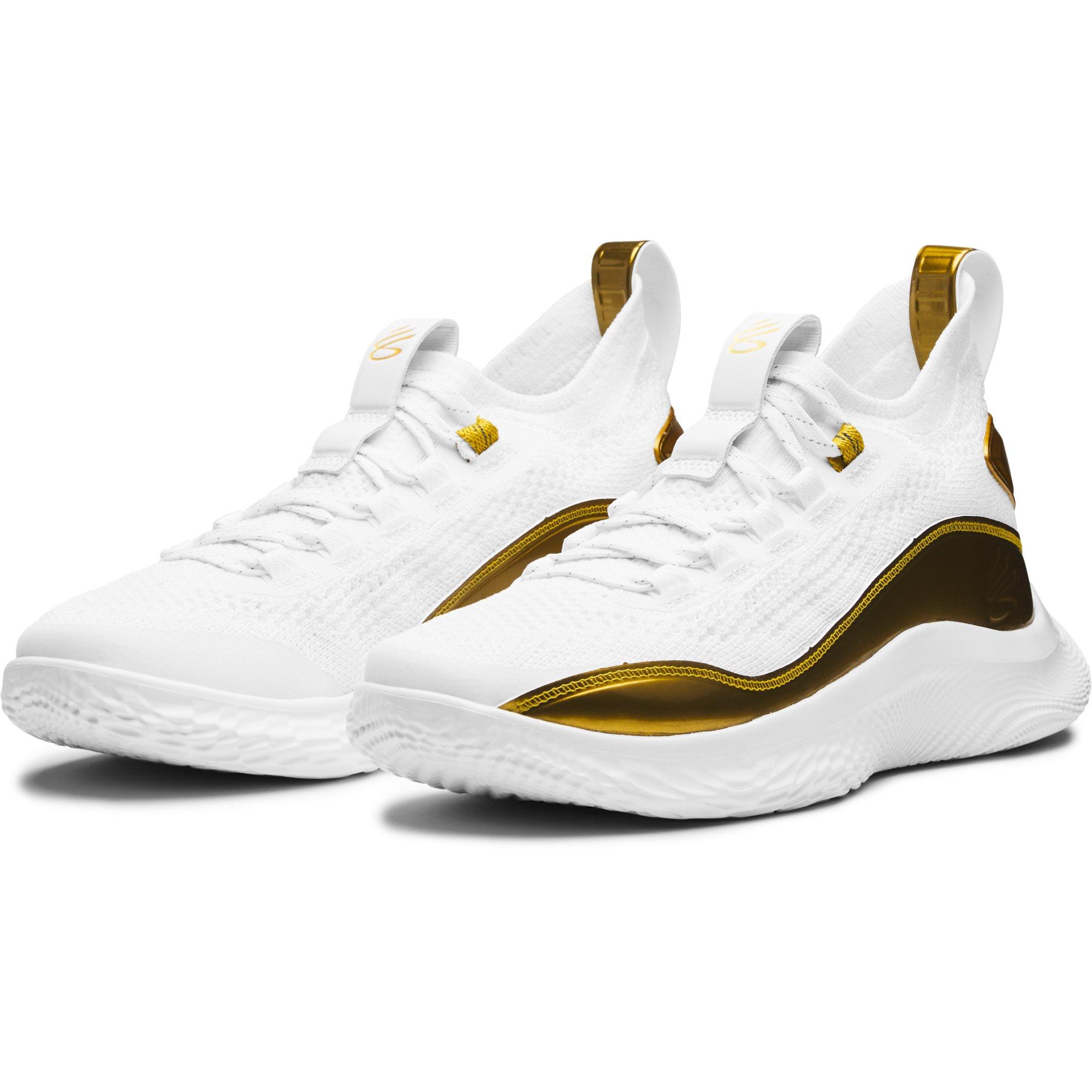 curry 4 grade school white and gold